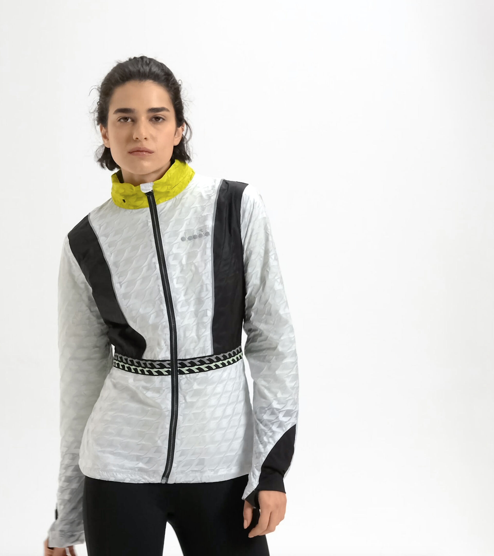 Isothermal running jacket - Women L. ISOTHERMAL JACKET BE ONE OPTICAL WHITE - Diadora