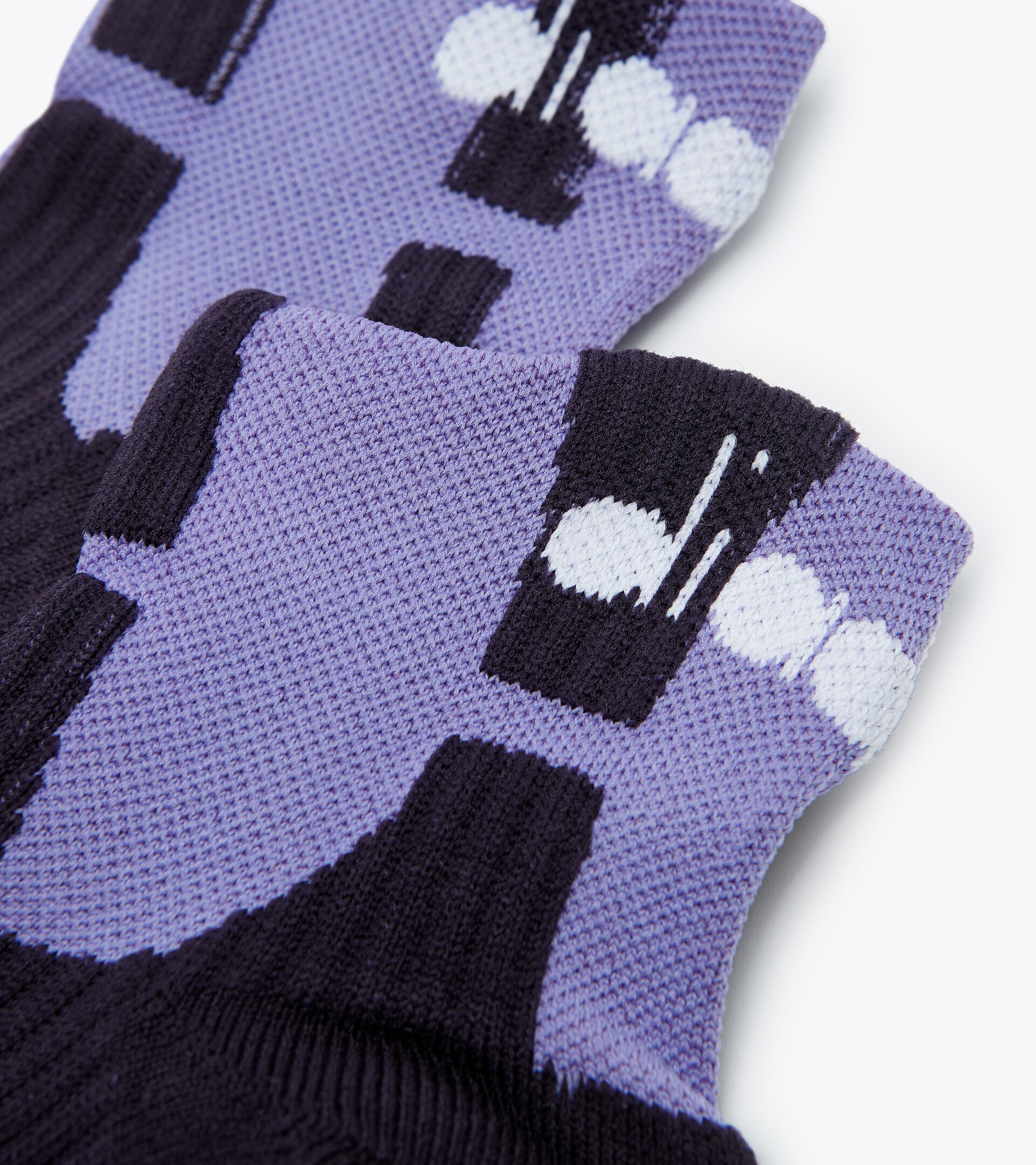 Unisex Running Socks CUSHION QUARTER SOCKS VIOLET - Diadora