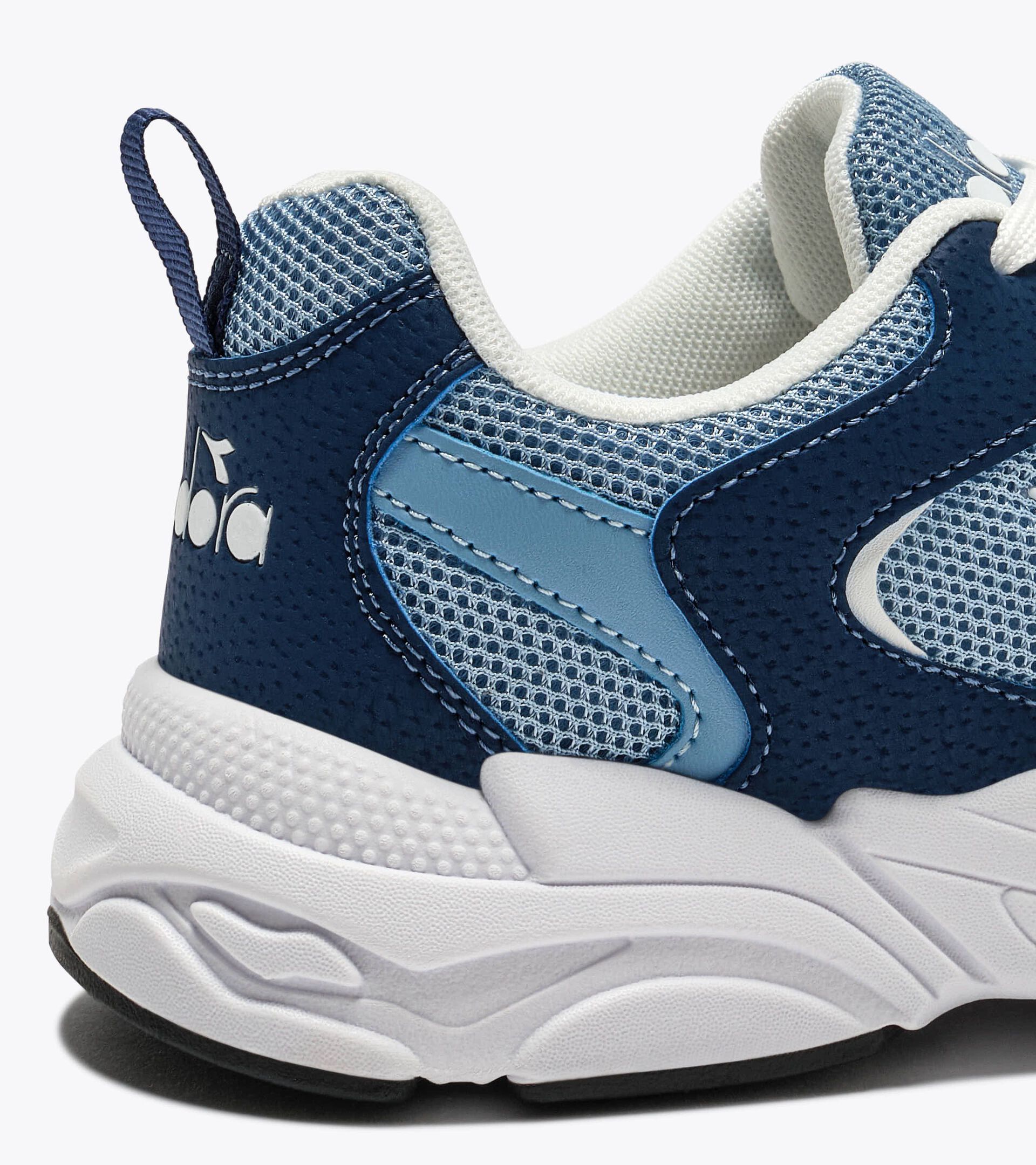 Sportlicher Sneaker - Jungen und M&auml;dchen ALLEY GS BLAU BAUERNROSE - Diadora
