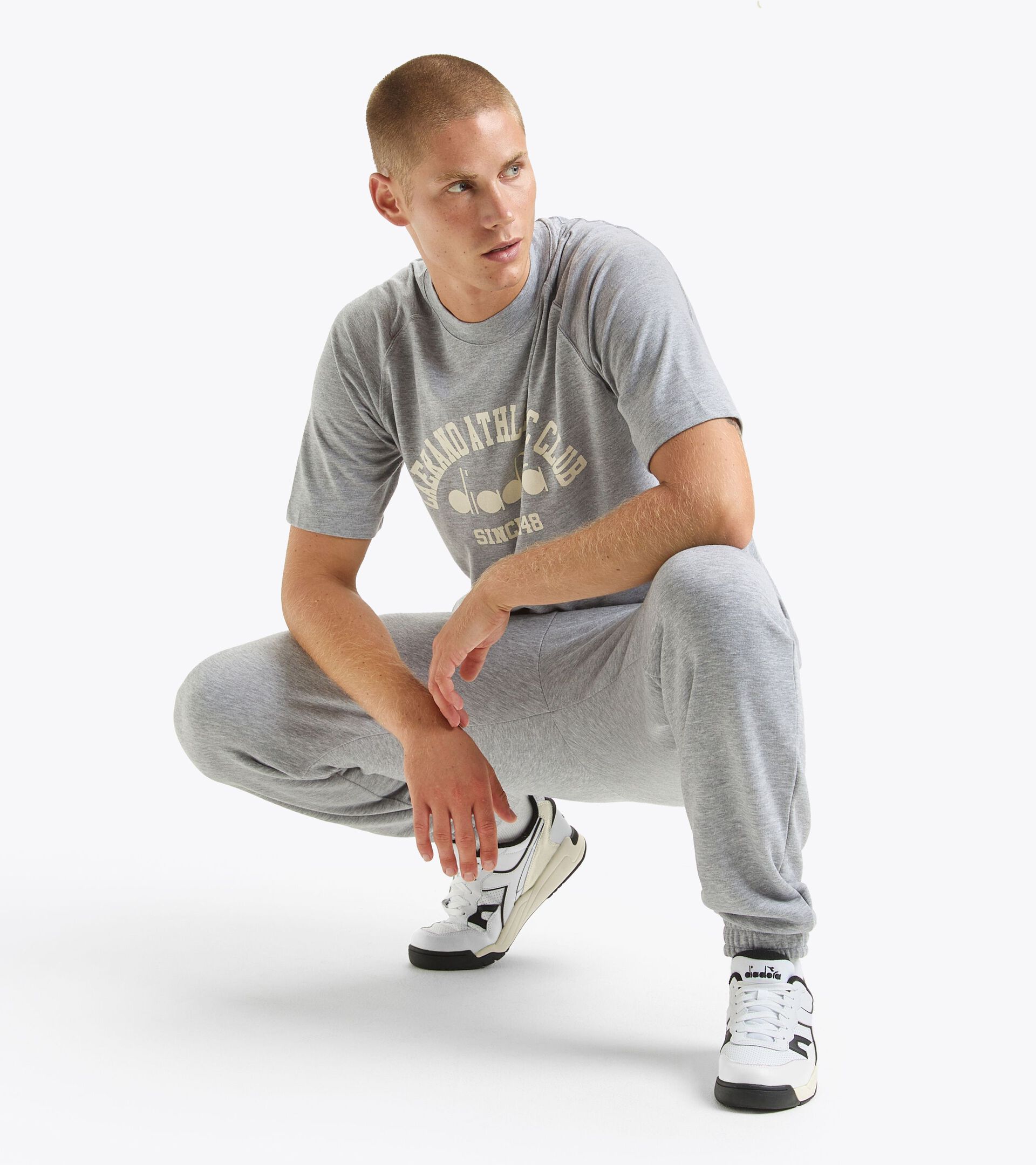 Sporthose - Gender Neutral  JOGGER PANT 1948 ATHL. CLUB HOCHHAUS MELANGE - Diadora