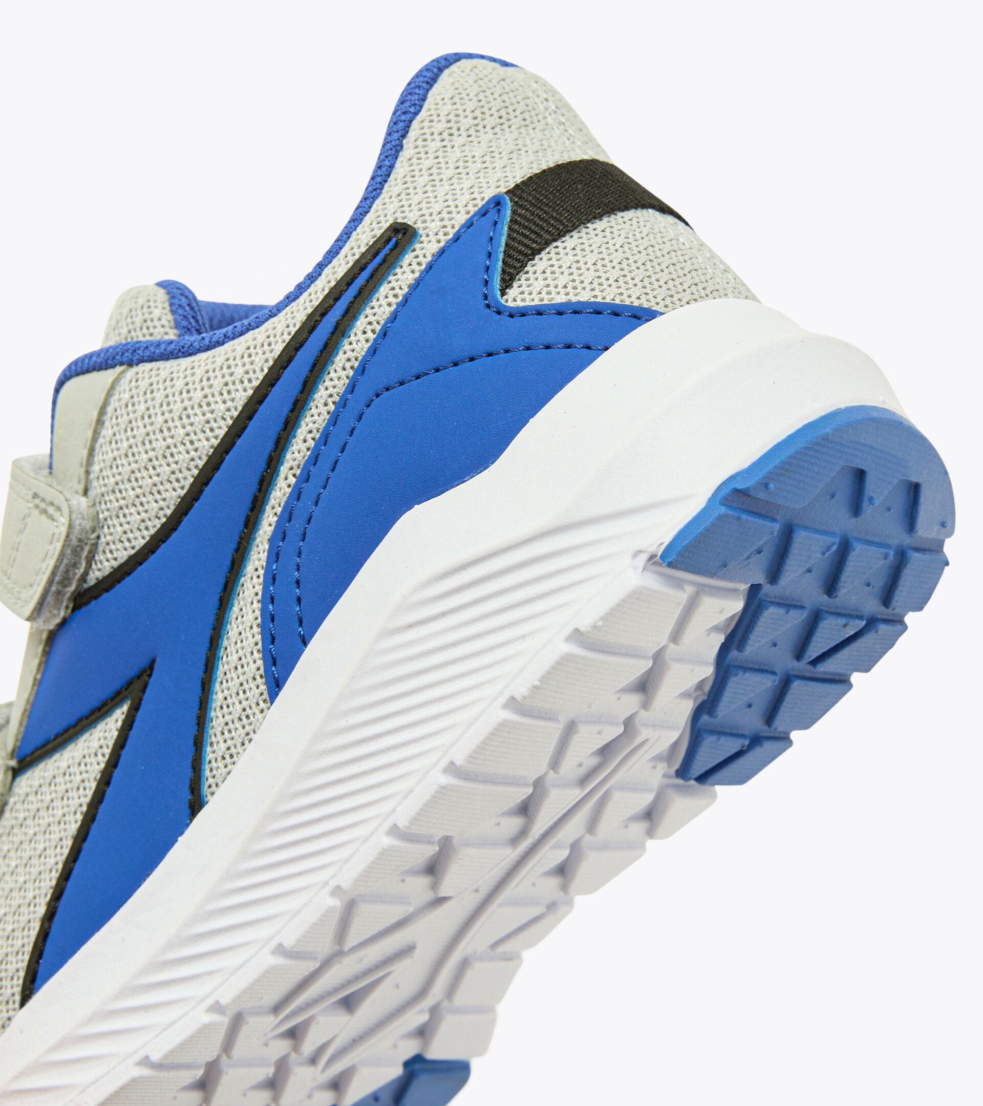 Junior running shoes - Unisex FALCON 3 JR V SILVER DD/DAZZLING BLUE - Diadora