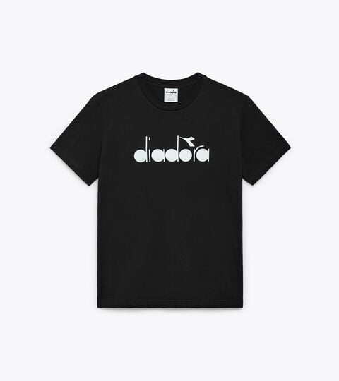 T-SHIRT SS LOGO, BLACK T-shirt - Made in Italy - Gender Neutral T-SHIRT SS LOGO BLACK - Diadora