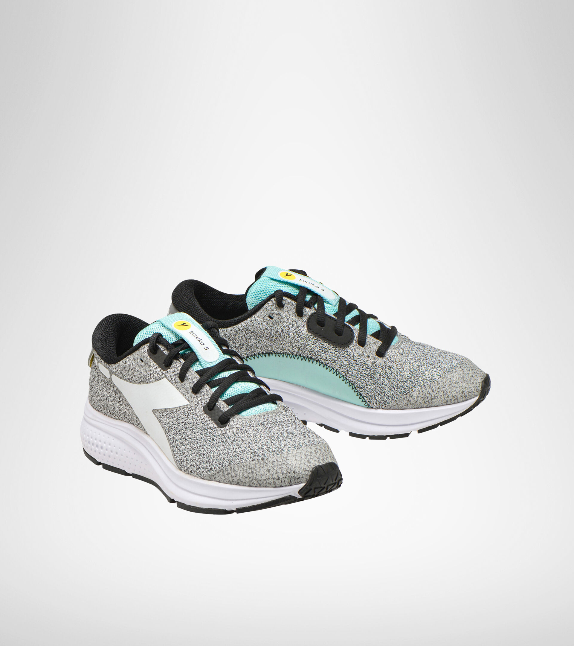 Running shoe - Women KURUKA 5 W SILVER DD/WHITE/BLUE TINT - Diadora