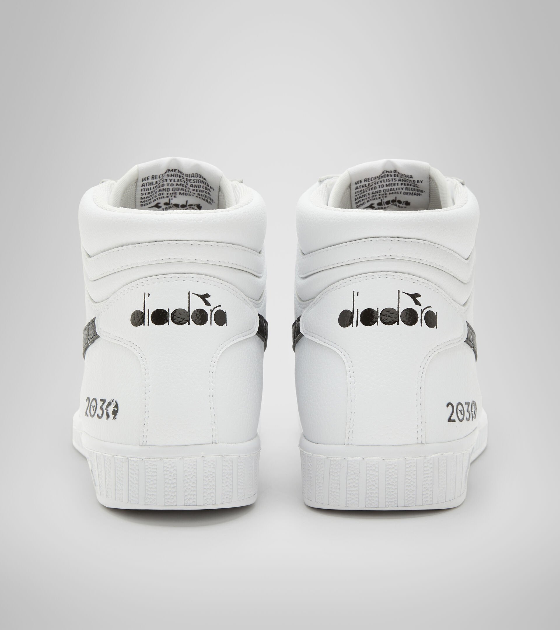 Sporty sneakers - Gender neutral GAME L HIGH 2030 WHITE/WHITE/WHITE - Diadora