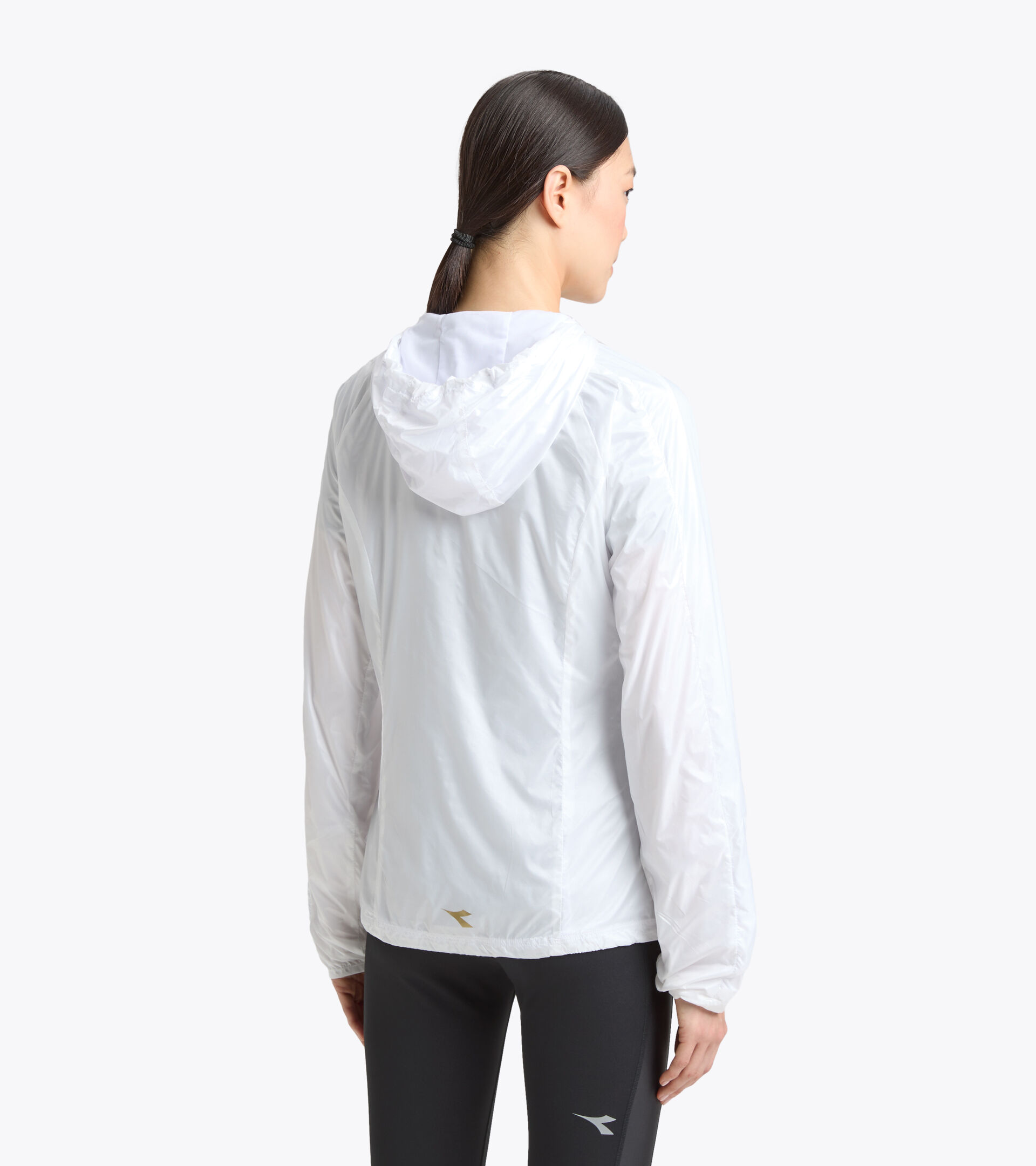 Running windbreaker - Women’s L. JACKET GOLD OPTICAL WHITE - Diadora