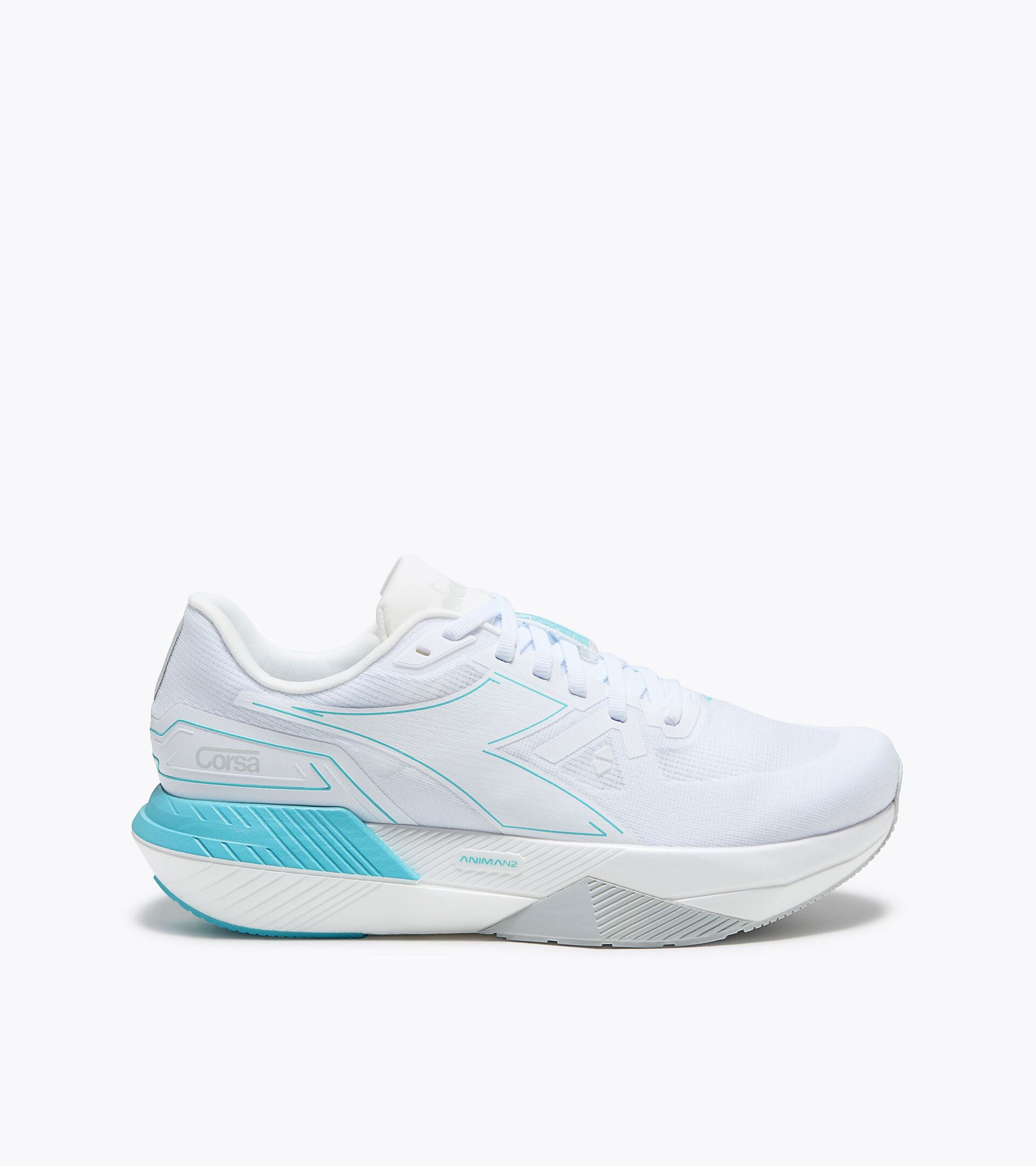 Running shoe - Energetic daily trainer - Women&rsquo;s CORSA W WHITE/LEISURE TIME - Diadora
