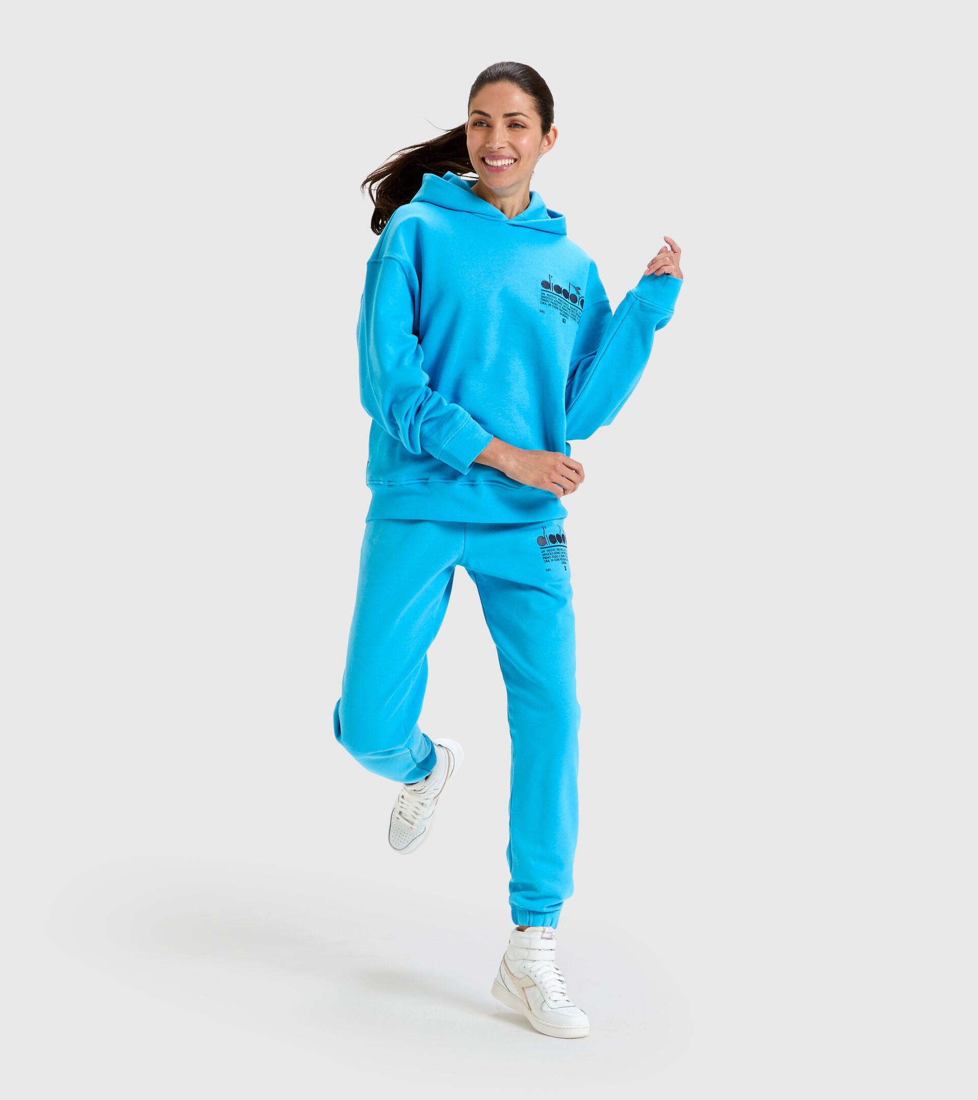 Organic cotton joggers - Unisex PANT MANIFESTO SKY BLUE INTENSE - Diadora