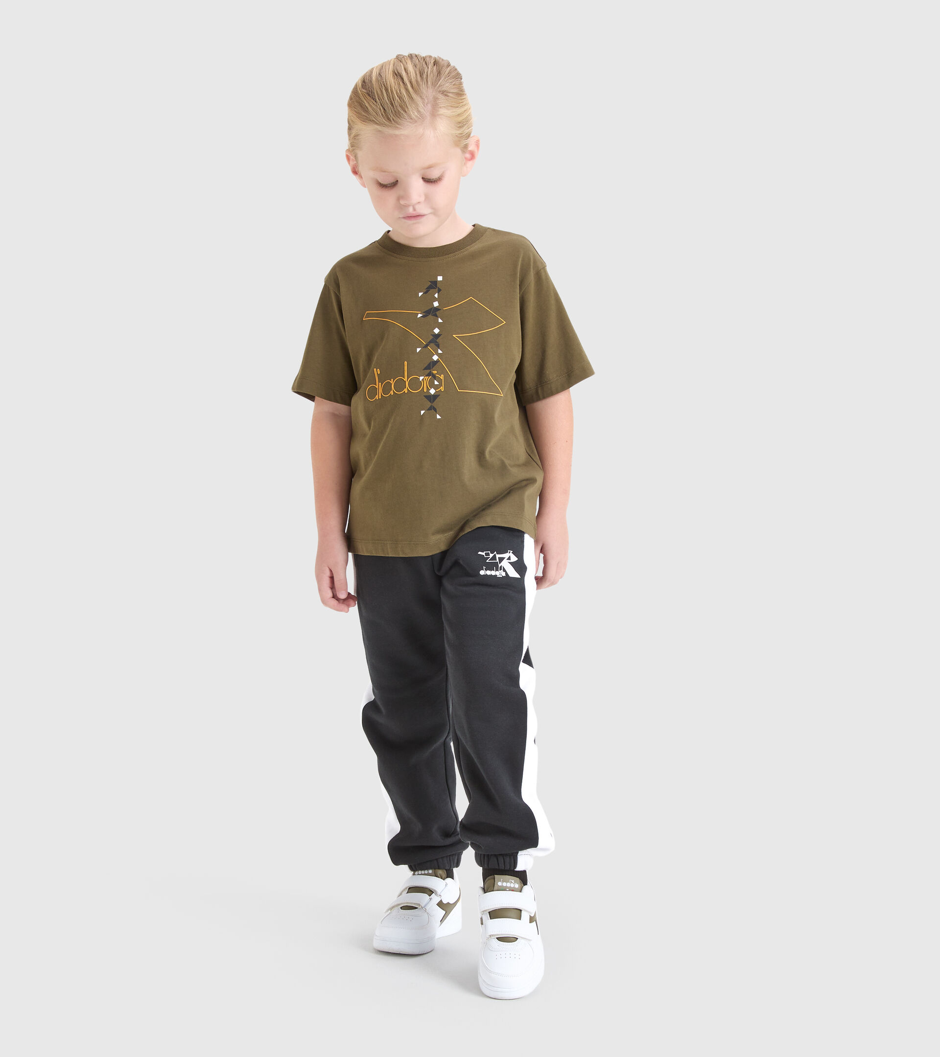 Camiseta deportiva - Niño JB.T-SHIRT SS TWISTER OLIVA MILITAR - Diadora