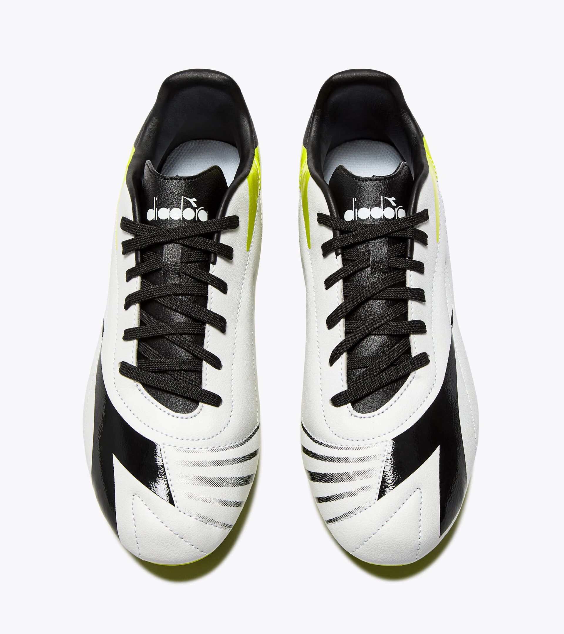 Calcio boots for firm grounds - Men&rsquo;s
 MAXIMUS ICON R LPU BLACK/WHITE/YELLOW FL DD - Diadora