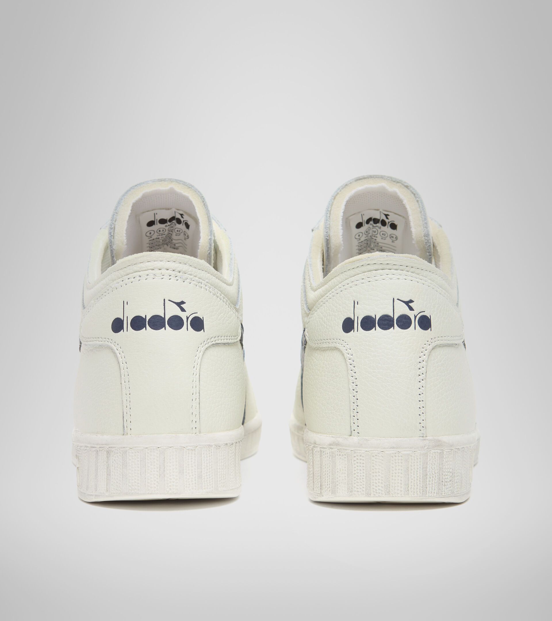 Footwear Sportswear UNISEX GAME L WAXED ROW CUT BLANCO/UNIFORME AZUL Diadora