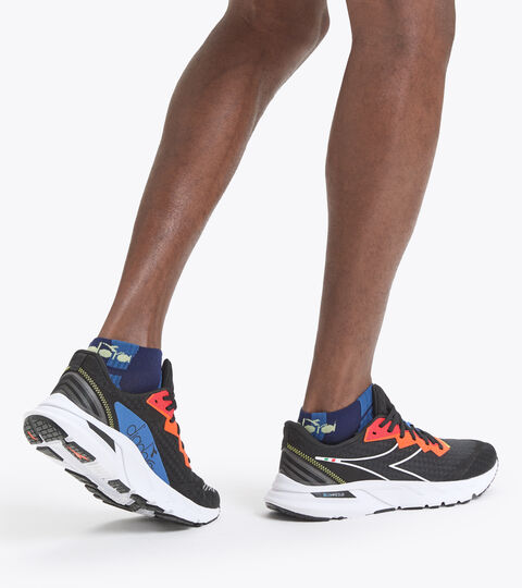 CUSHION QUARTER SOCKS, AZUL FINCA Calcetines de Running - Unisex CUSHION QUARTER SOCKS AZUL FINCA - Diadora