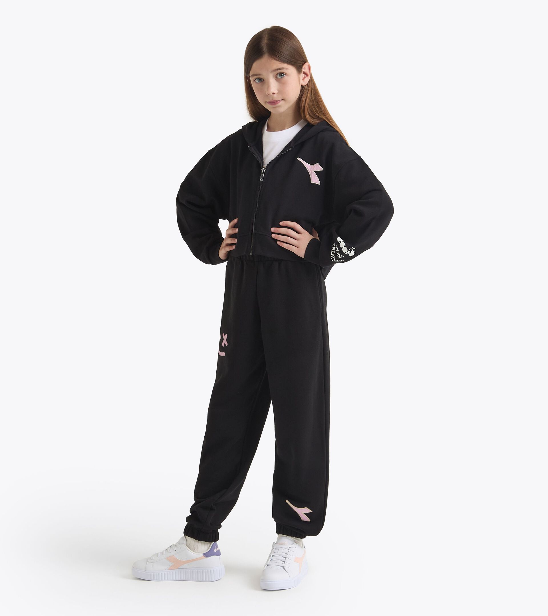 Jogger - Coupe confort - Ado fille
JG. JOGGER PANTS PINK SMILE NOIR - Diadora