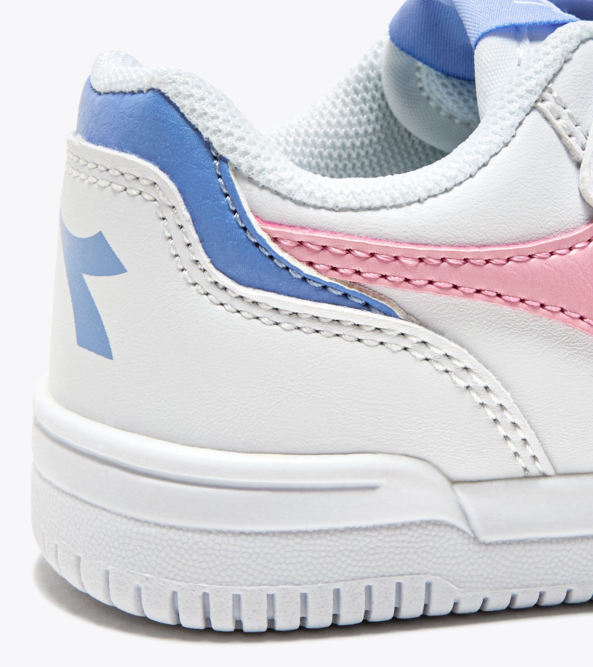 Sports shoes - Toddlers 1-4 years RAPTOR LOW TD WHT/ALMOND BLOSSOM/HYDRANGEA - Diadora