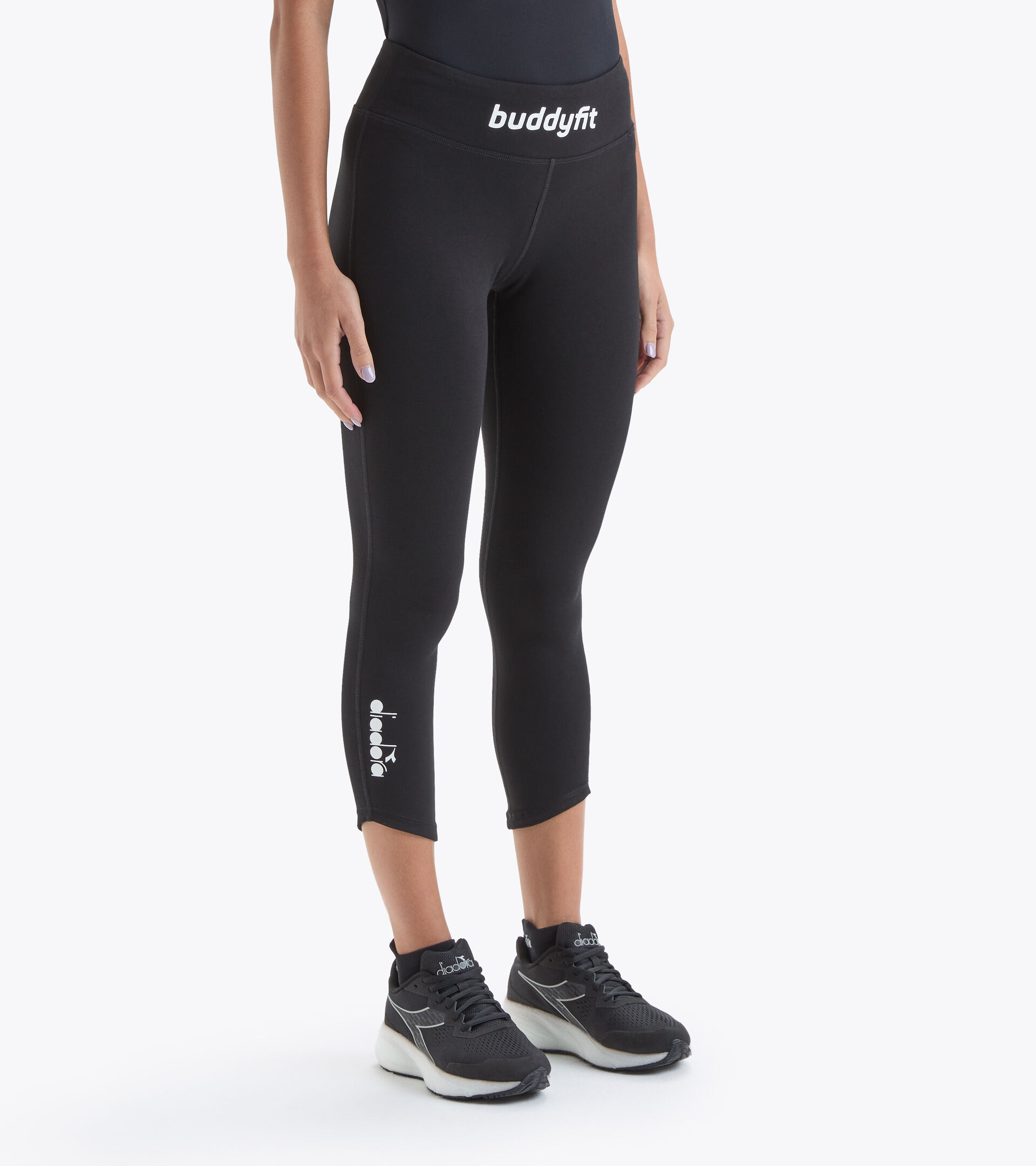 Training leggings - Women L. 7/8 LEGGINGS BUDDYFIT BLACK - Diadora