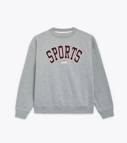 SWEATSHIRT CREW LEGACY, EDIFICIOS ALTOS MEZCLA Sudadera de cuello redondo - Made in Italy - Gender neutral SWEATSHIRT CREW LEGACY EDIFICIOS ALTOS MEZCLA - Diadora