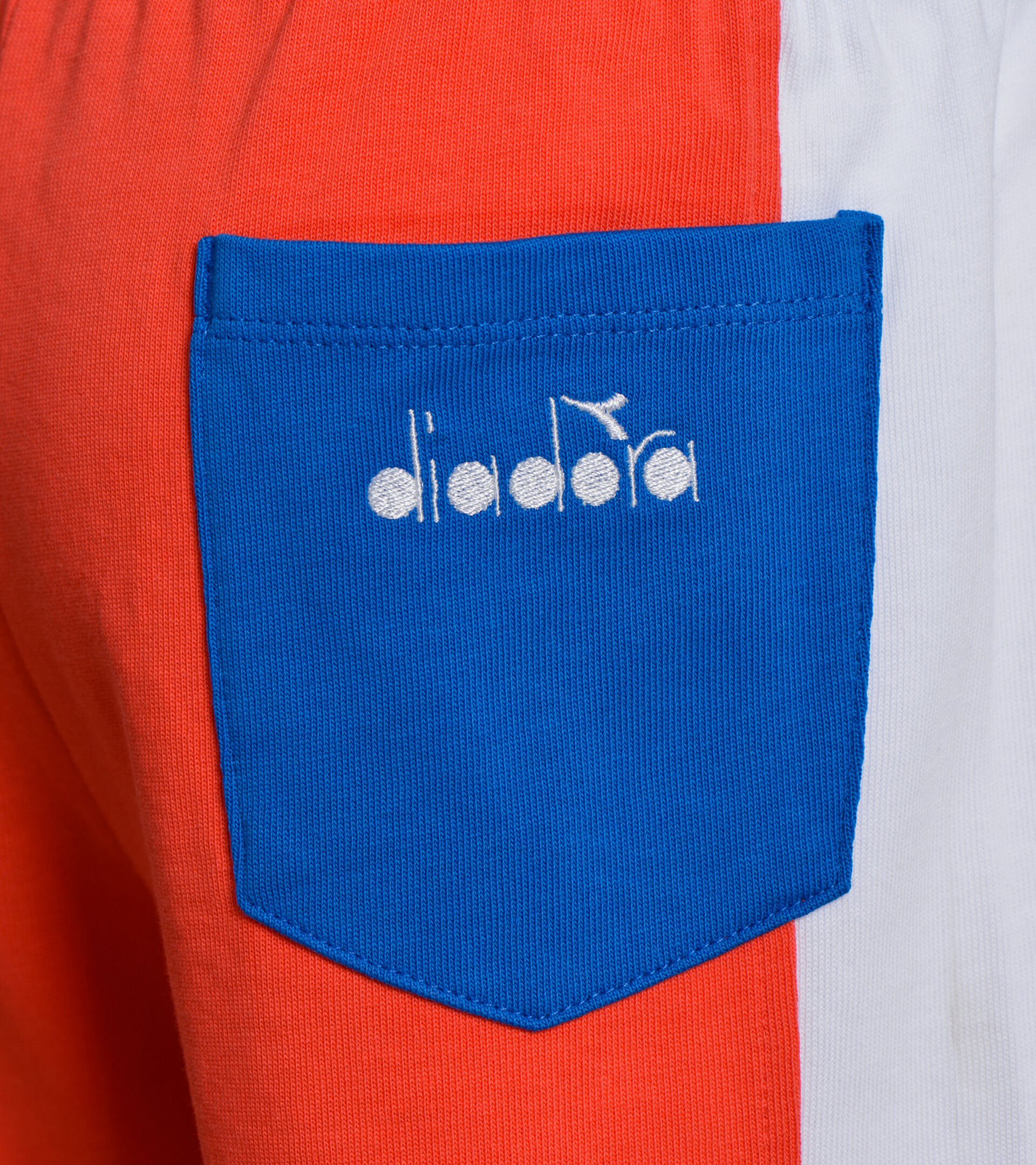 Bermuda shorts - Boys JB. BERMUDA DIADORA CLUB POPPY RED - Diadora