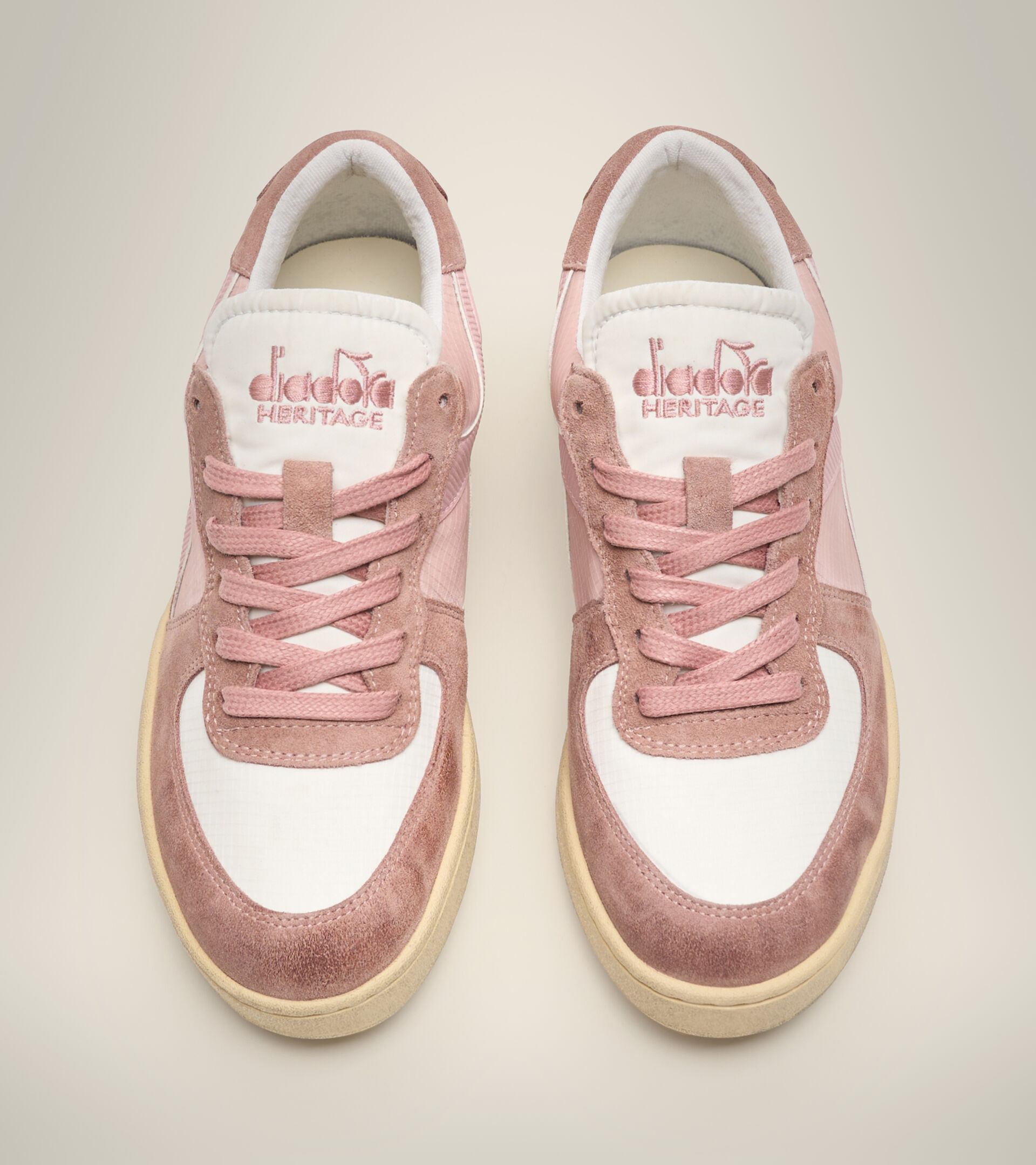 Heritage shoe - Unisex MI BASKET LOW RIPSTOP MUTED CLAY - Diadora