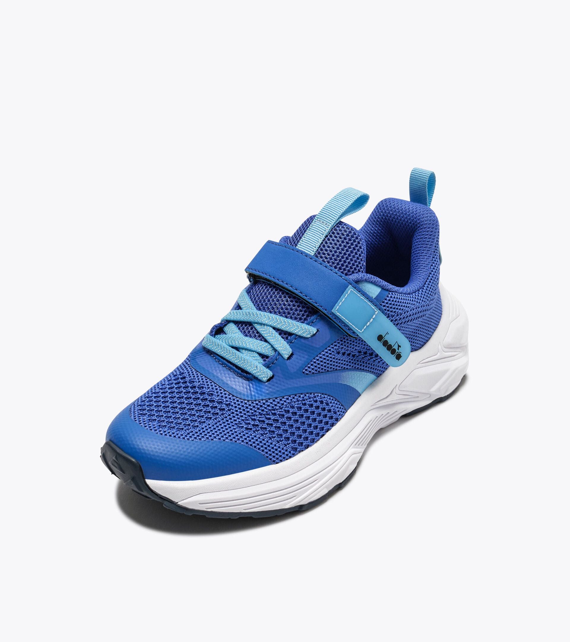 Chaussures de running - Syst&egrave;me &agrave; double la&ccedil;age - Junior
 SNIPE 4 JR DAZZLING BLUE/BALTIC SEA - Diadora