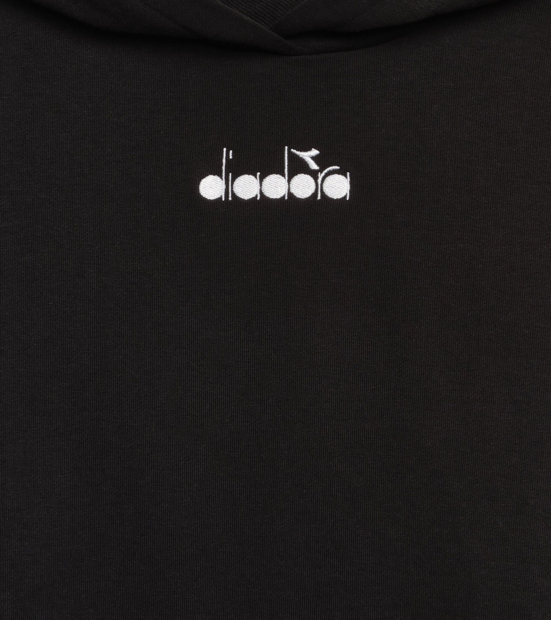 Sudadera con capucha - Mujer
 L. HOODIE LOGO NEGRO - Diadora