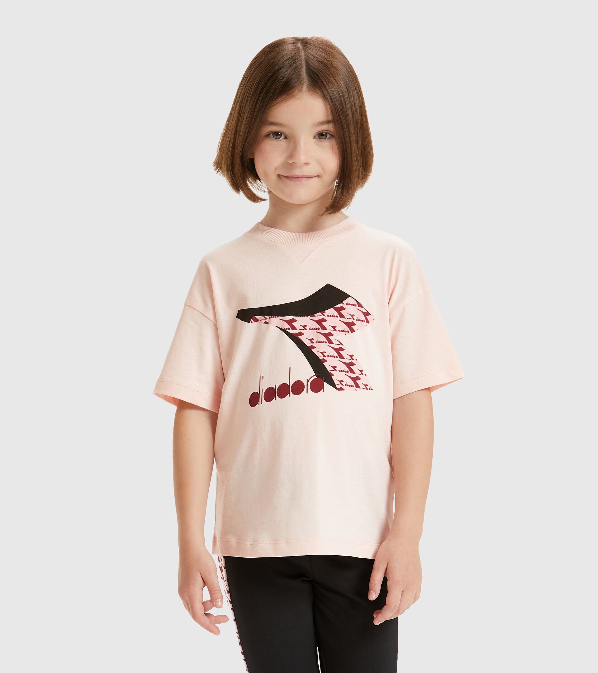 T-shirt - Kids JU.SS T-SHIRT CUBIC VEILED PINK - Diadora
