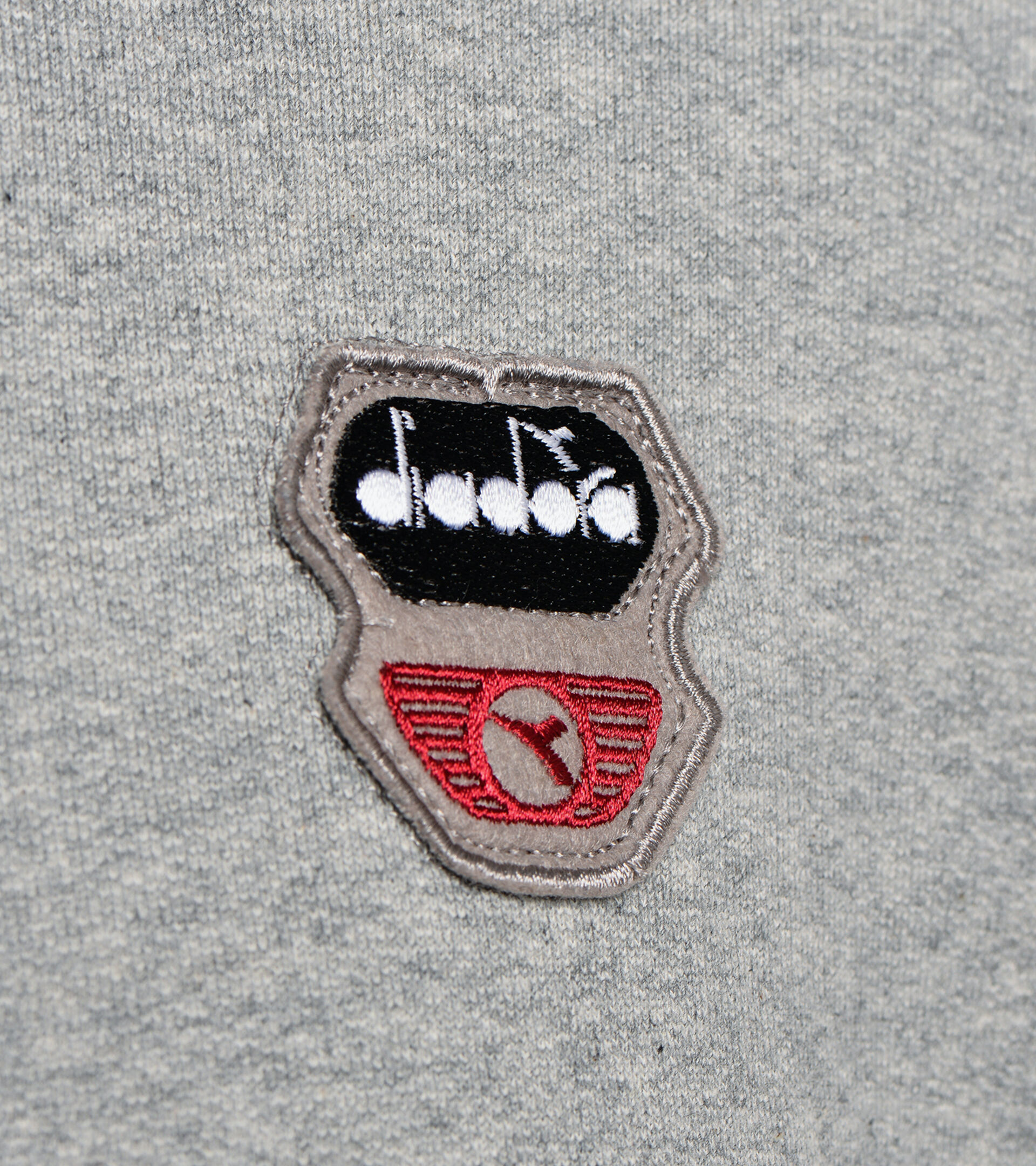 Crew-neck sweatshirt - Unisex SWEATSHIRT CREW ATLETICO LIGHT MIDDLE GREY MELANGE - Diadora