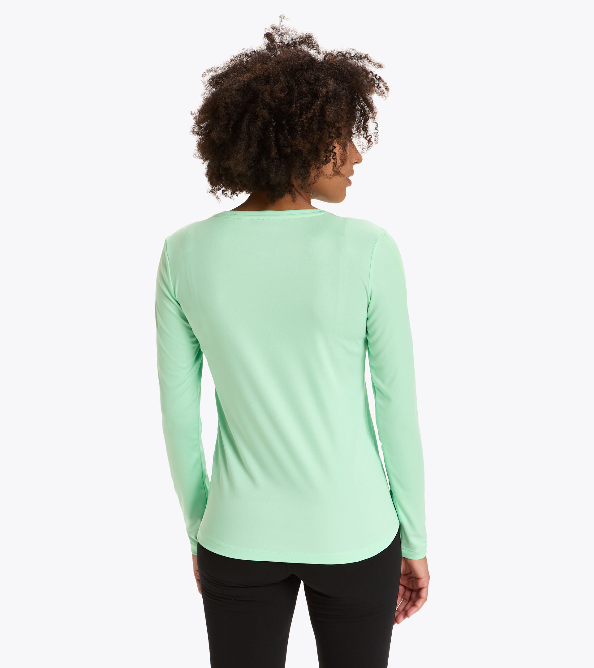 Apparel Sport DONNA L. LS CORE TEE VERDE FRASSINO Diadora