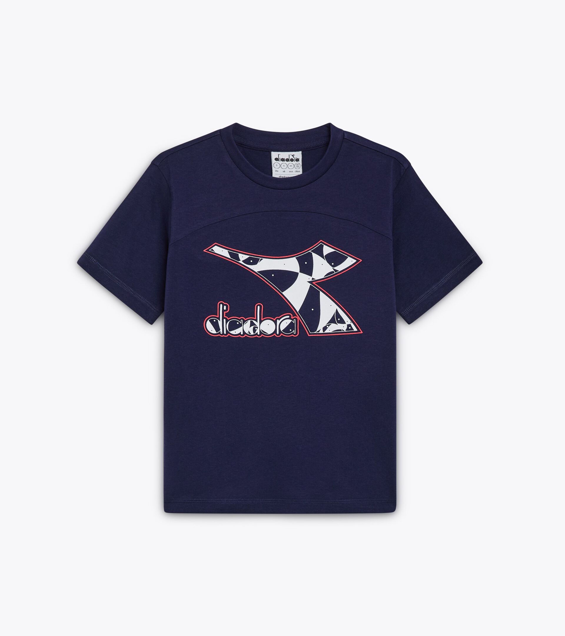 T-shirt en coton - Ado Garçon
 JB.T-SHIRT SS RIDDLE BLEU CABAN - Diadora