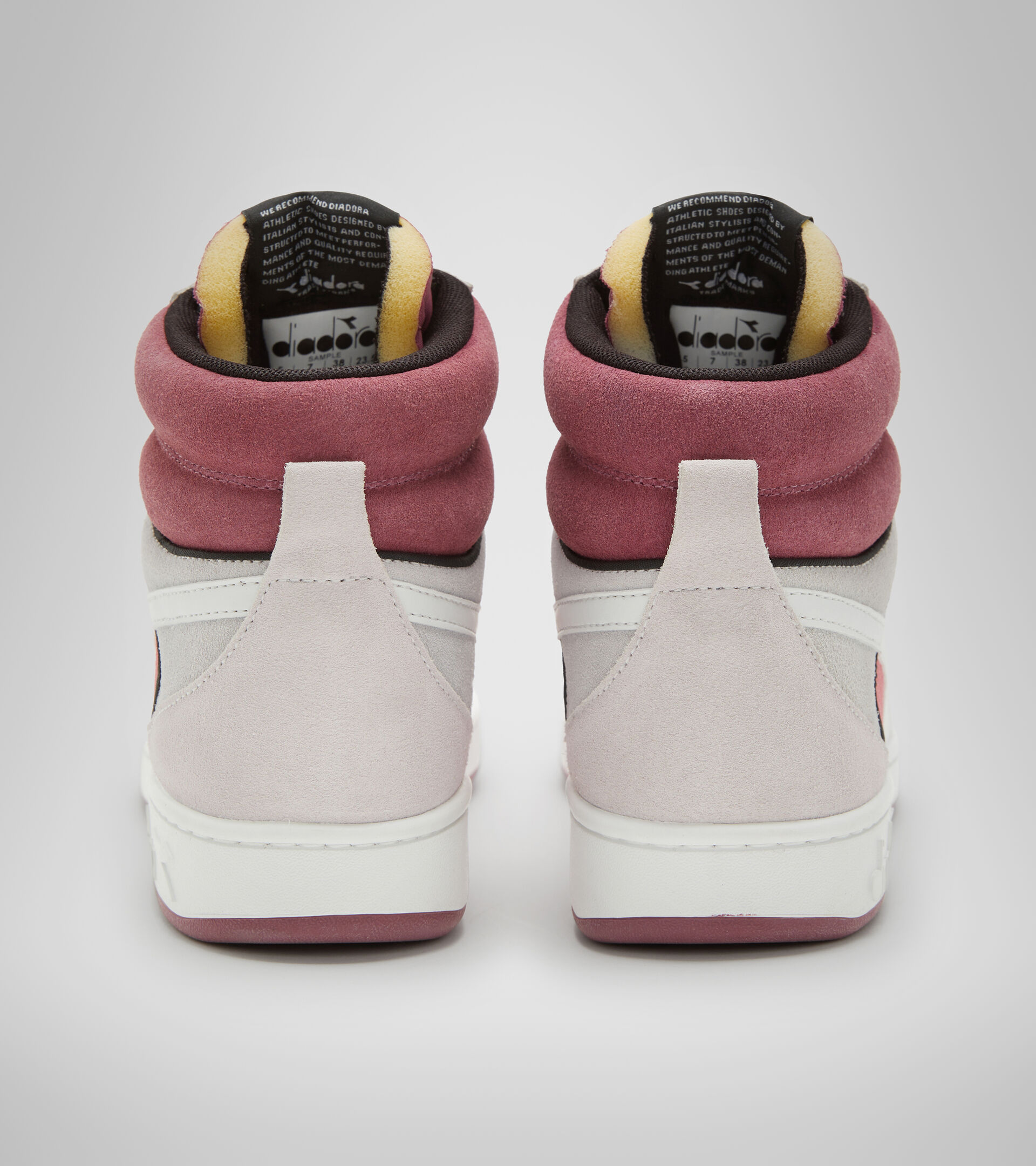 Sneaker sportiva - Donna MAGIC BASKET MID SUEDE WN VLA BACCA/VLA MARMO/ROSA THE - Diadora