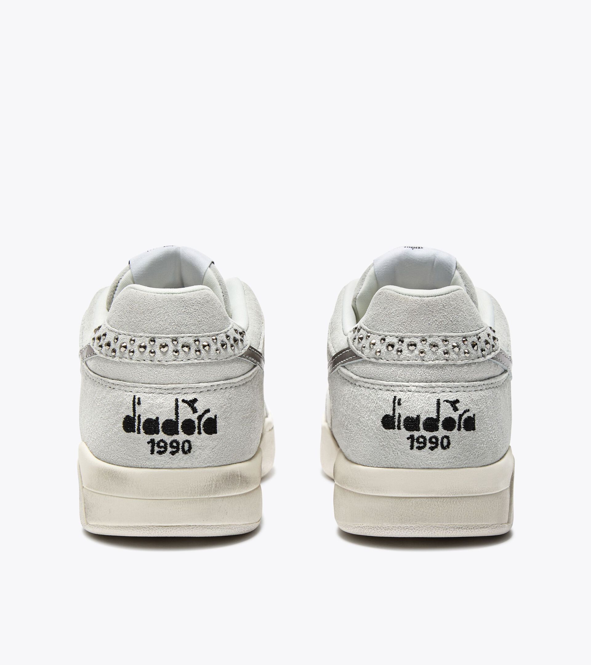 Leather Heritage sneakers -  Women’s B.560 STUDS USED WN WHITE - Diadora