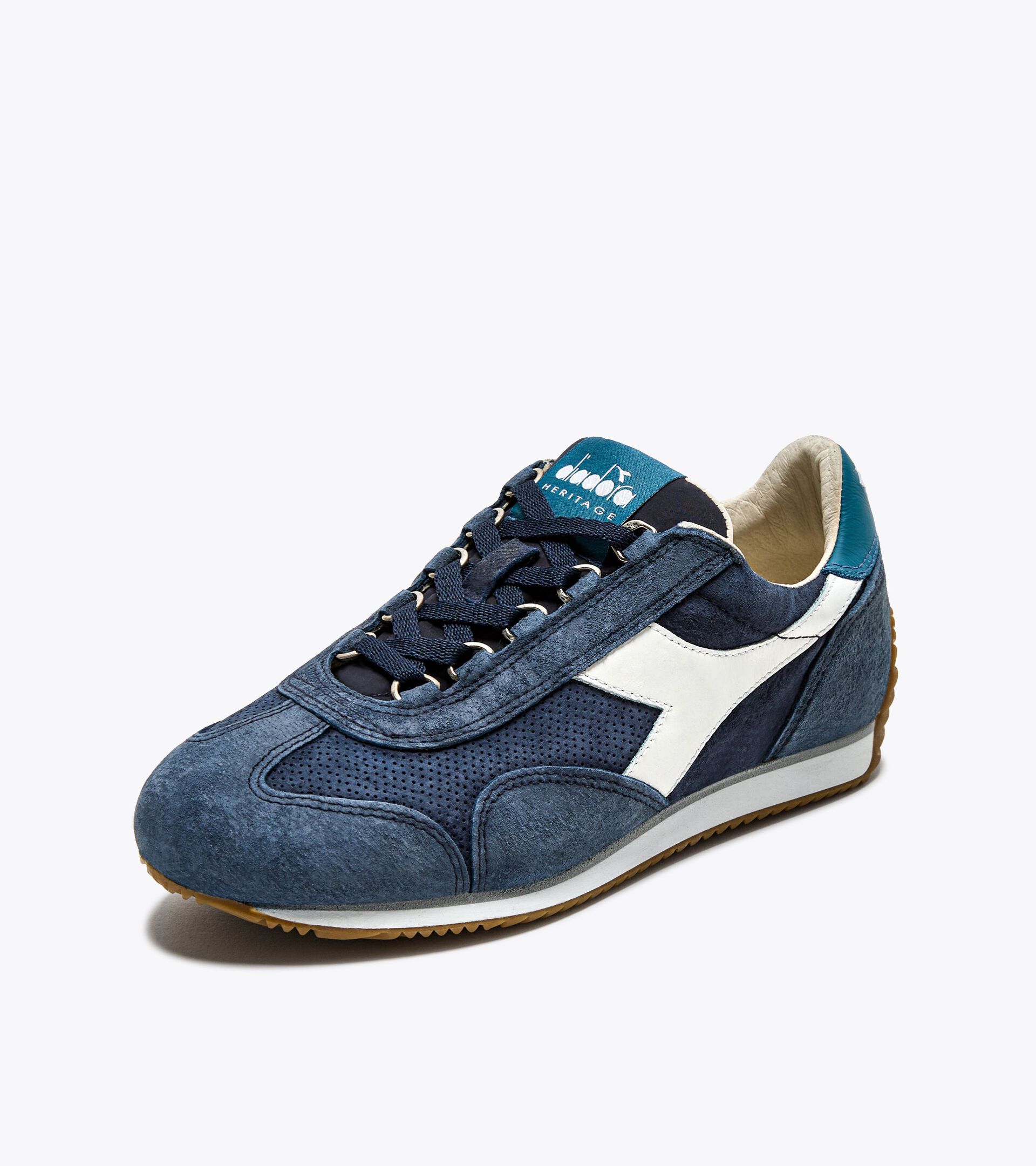 Heritage shoe - Gender Neutral EQUIPE SUEDE SW BLUE CASPIAN SEA - Diadora