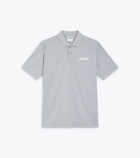 Piqué cotton polo - Men’s POLO SS LOGO HIGH RISE MELANGE - Diadora
