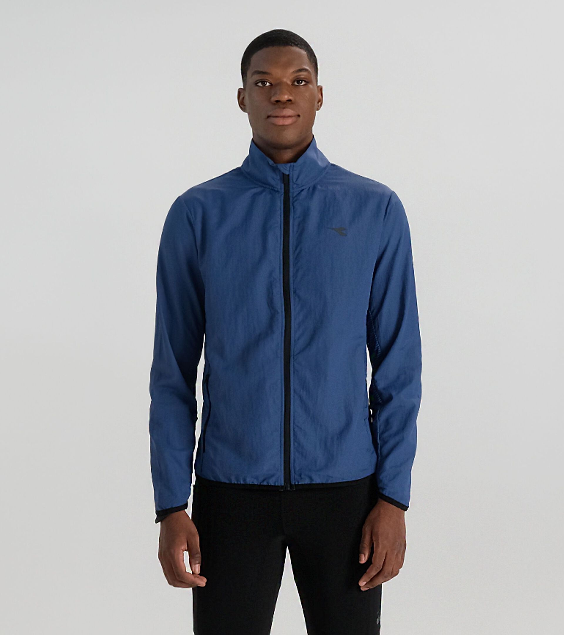 Windproof water-resistant jacket - Men MULTILAYER JACKET DUTCH BLUE/BLACK - Diadora