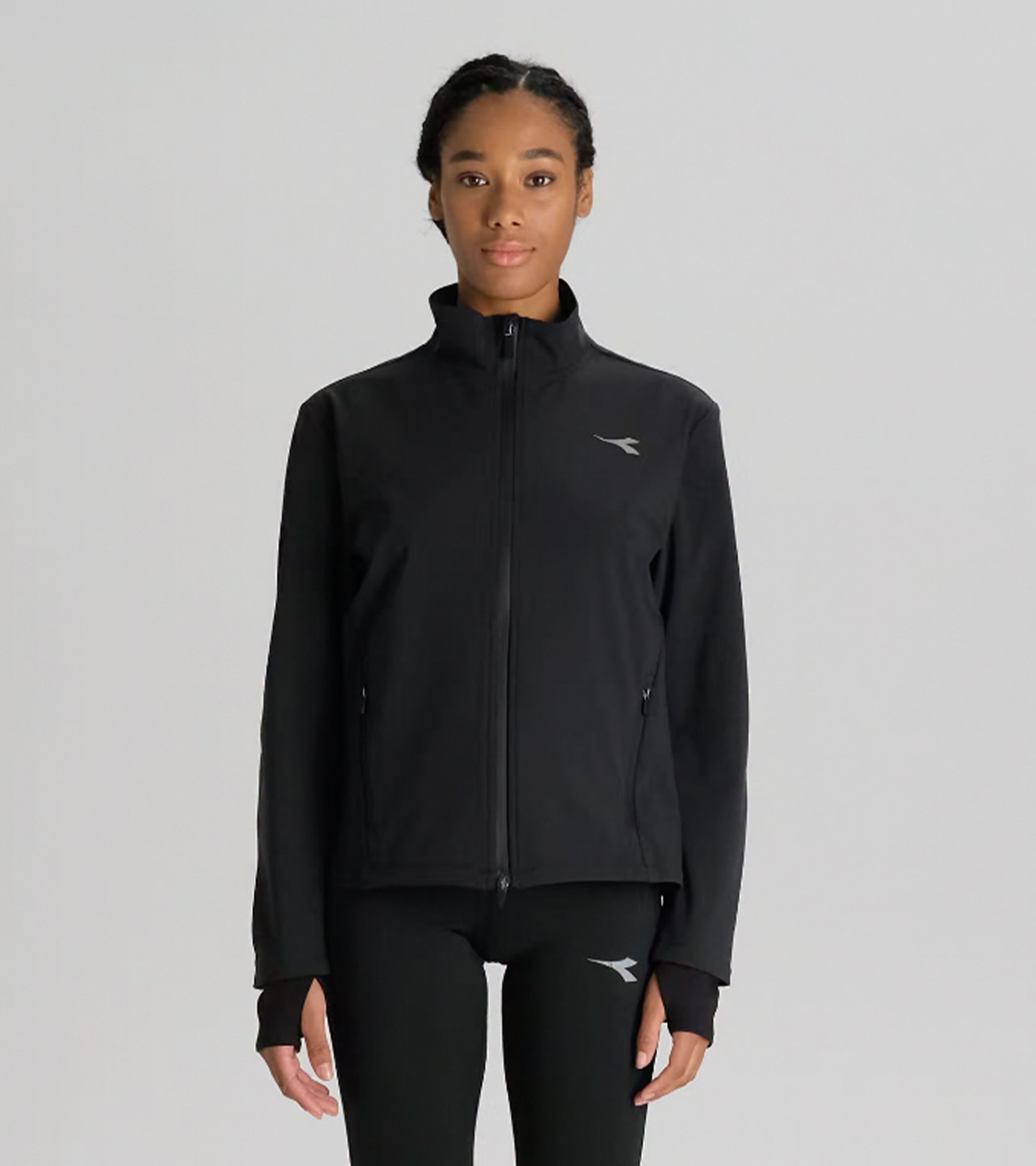 Softshell running jacket top