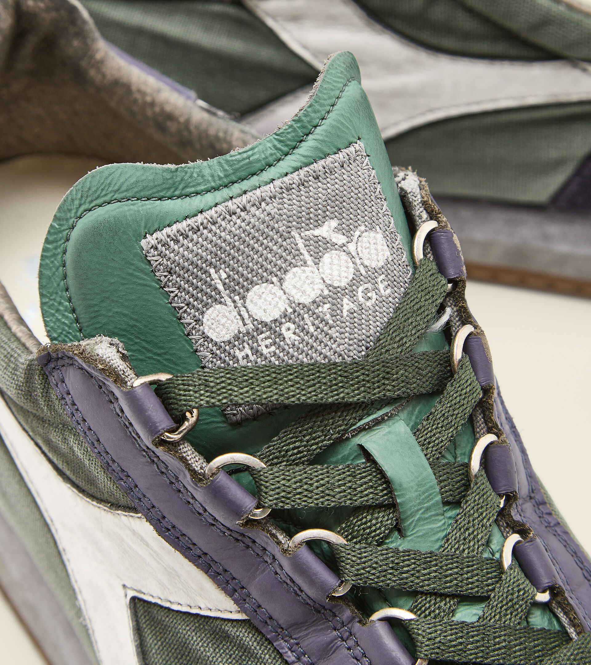 Chaussures Heritage - Unisexe EQUIPE H DIRTY STONE WASH EVO MYRTE - Diadora