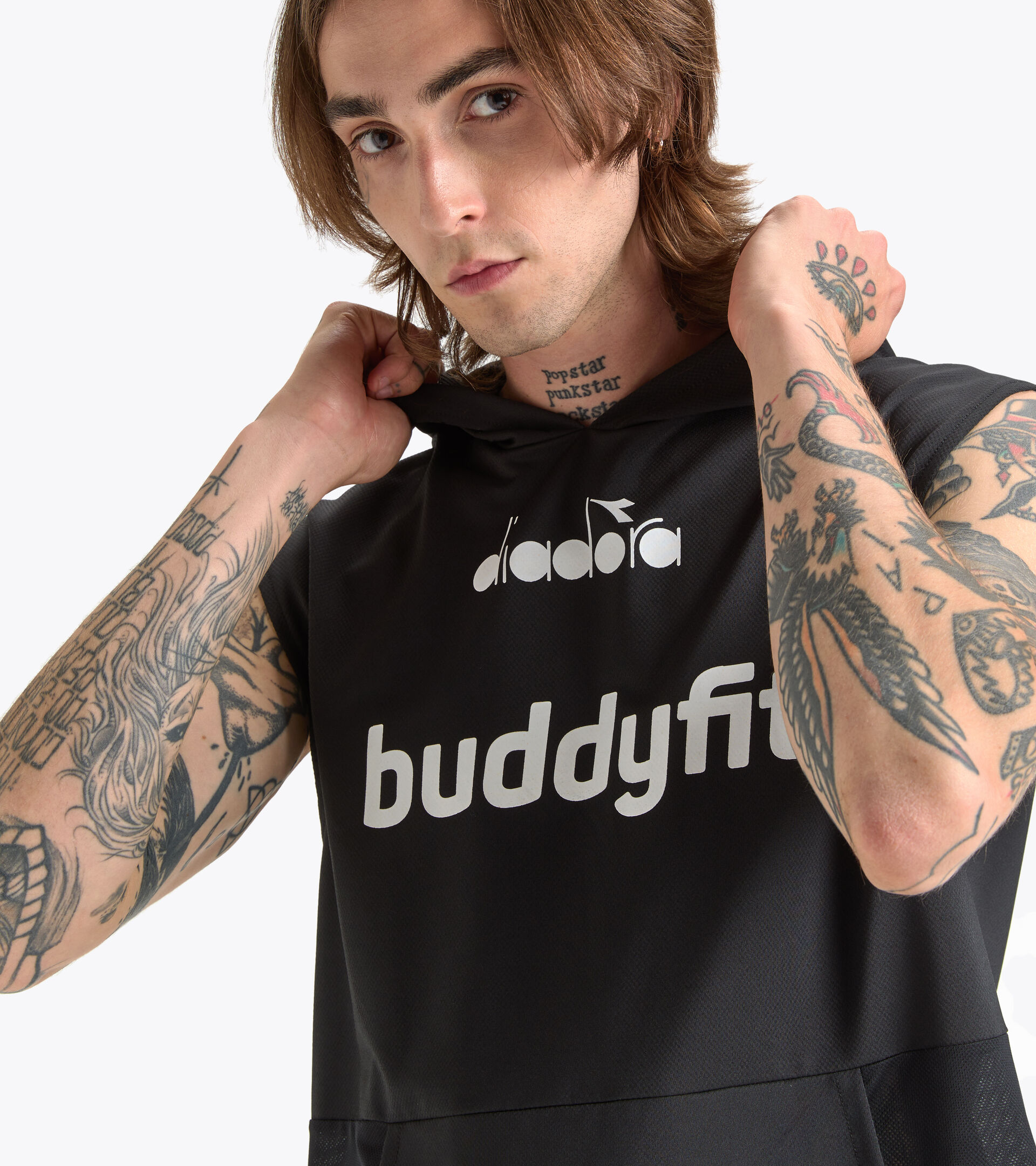 Chaleco de entrenamiento - Hombre HD SL T-SHIRT BUDDYFIT NEGRO - Diadora
