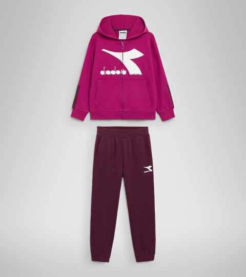 JU.TRACKSUIT HD FZ CHROMIA, VIOLA LAMPONE Tuta sportiva - Bambini/e JU.TRACKSUIT HD FZ CHROMIA VIOLA LAMPONE - Diadora