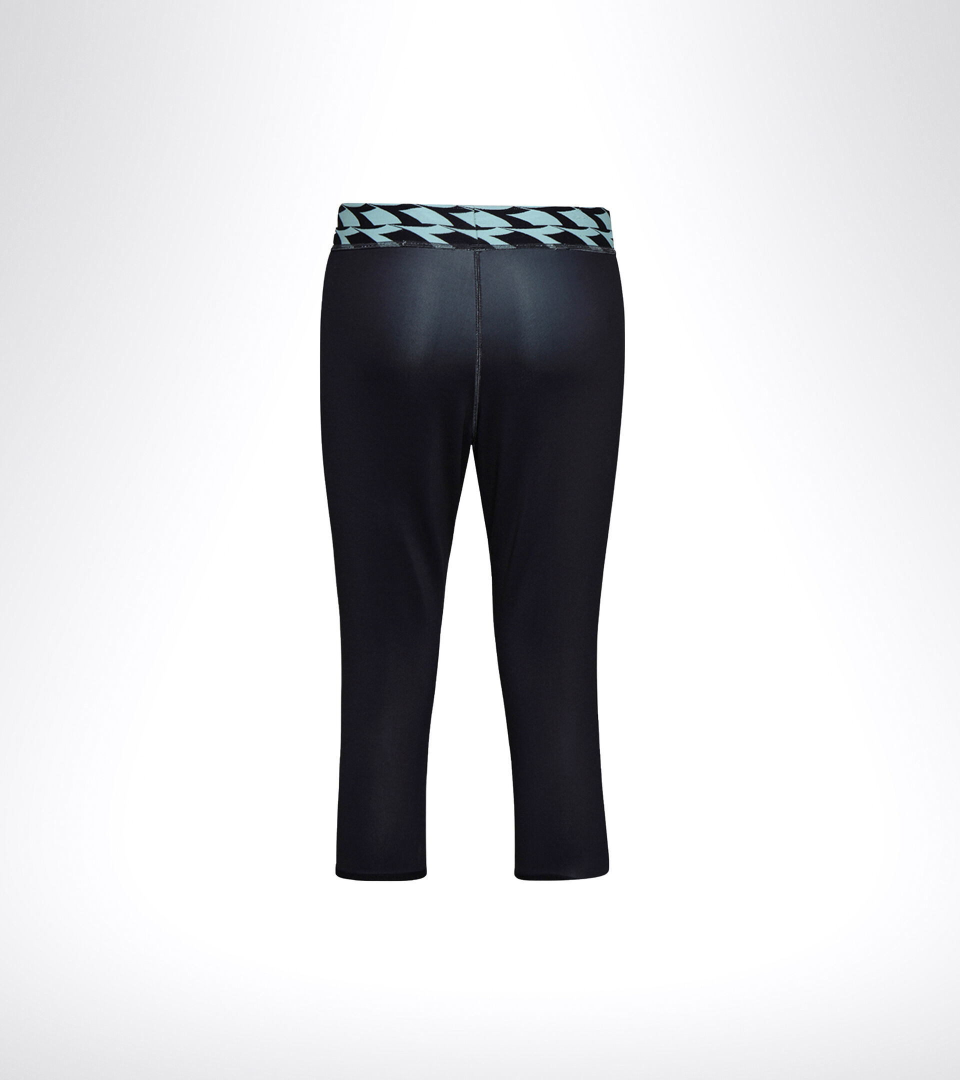 Running leggings - Women L. 3/4 REVERSIBLE TIGHTS BE ONE BLUE TINT/BLACK - Diadora