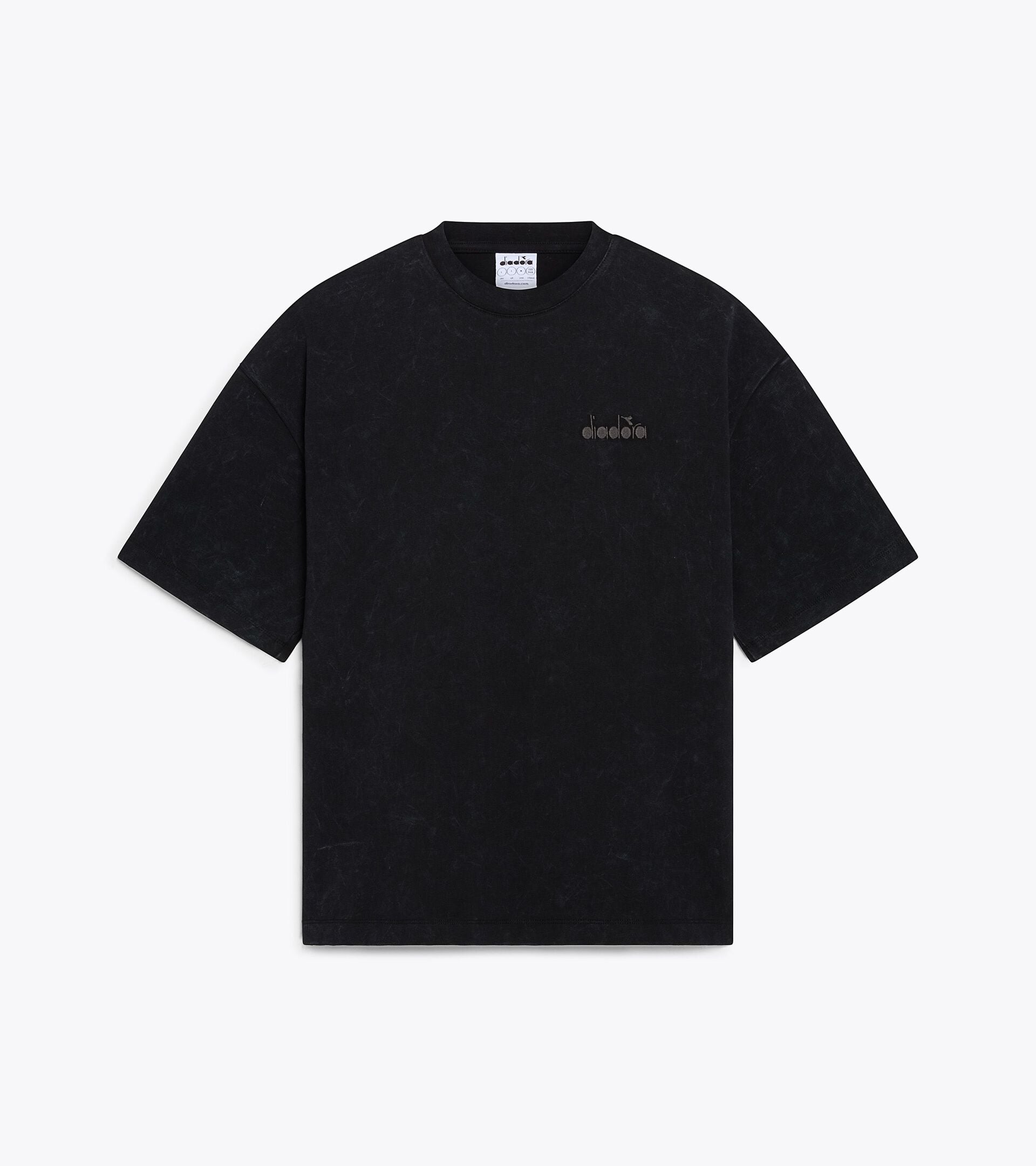 Short-sleeved T-shirt - Regular fit - Men&rsquo;s T-SHIRT SS AVENUE LAB I BLACK COAL - Diadora