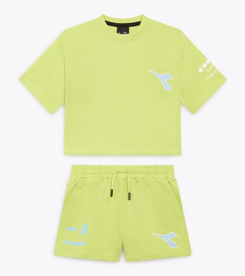 JG. SET CANDY, LIME GREEN Sport suit - Fit comfort - Girl JG. SET CANDY LIME GREEN - Diadora