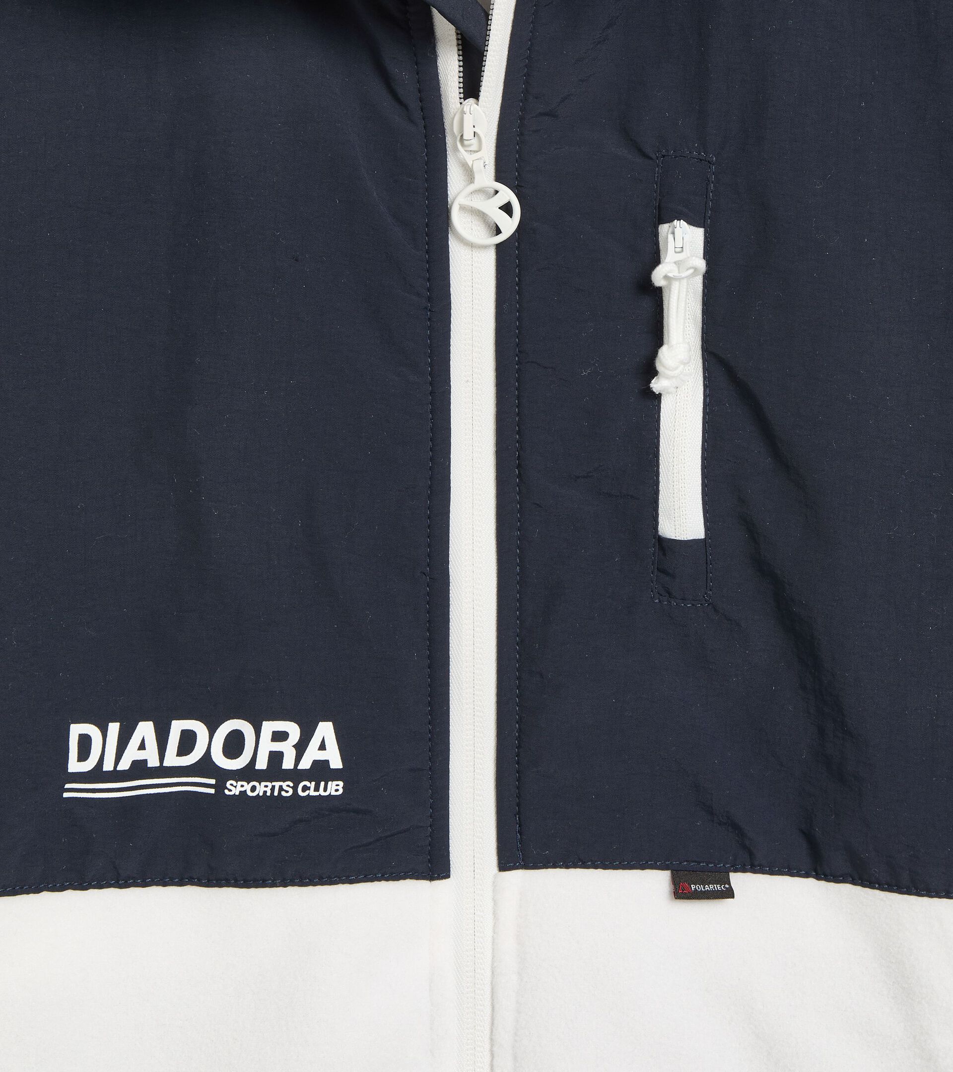 Legacy hoodie - Made in Italy - All-Gender HOODIE SHERPA LEGACY BLUE DENIM - Diadora