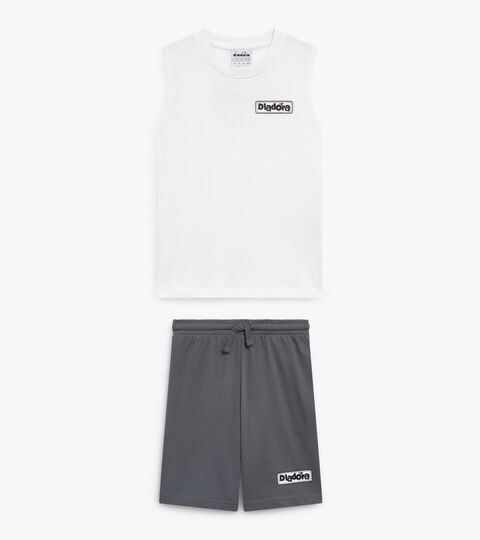 Sports set - Tank top and shorts - Boys
 JB. SET ESS. SPORTS SL OPTICAL WHITE - Diadora