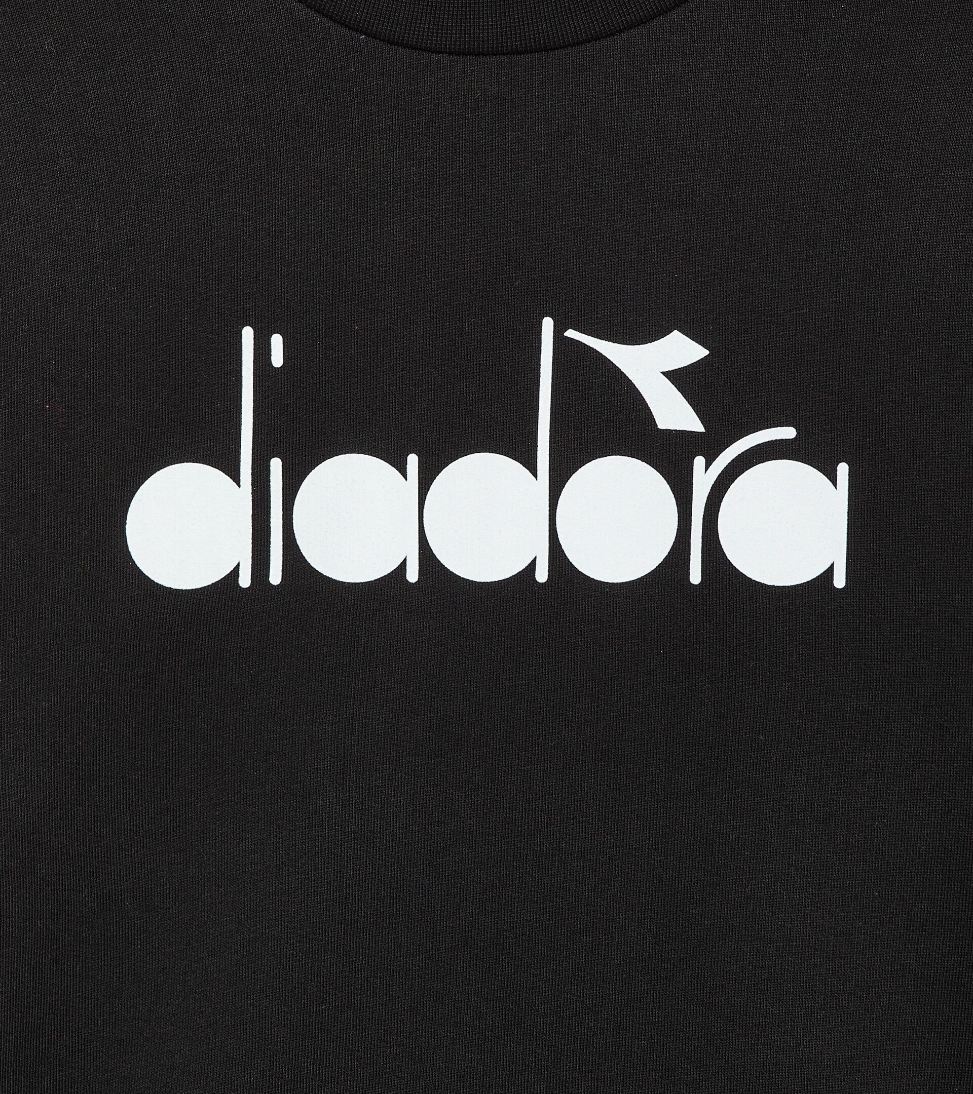 Sportliches Sweatshirt - Made in Italy - Gender Neutral SWEATSHIRT CREW LOGO SCHWARZ - Diadora