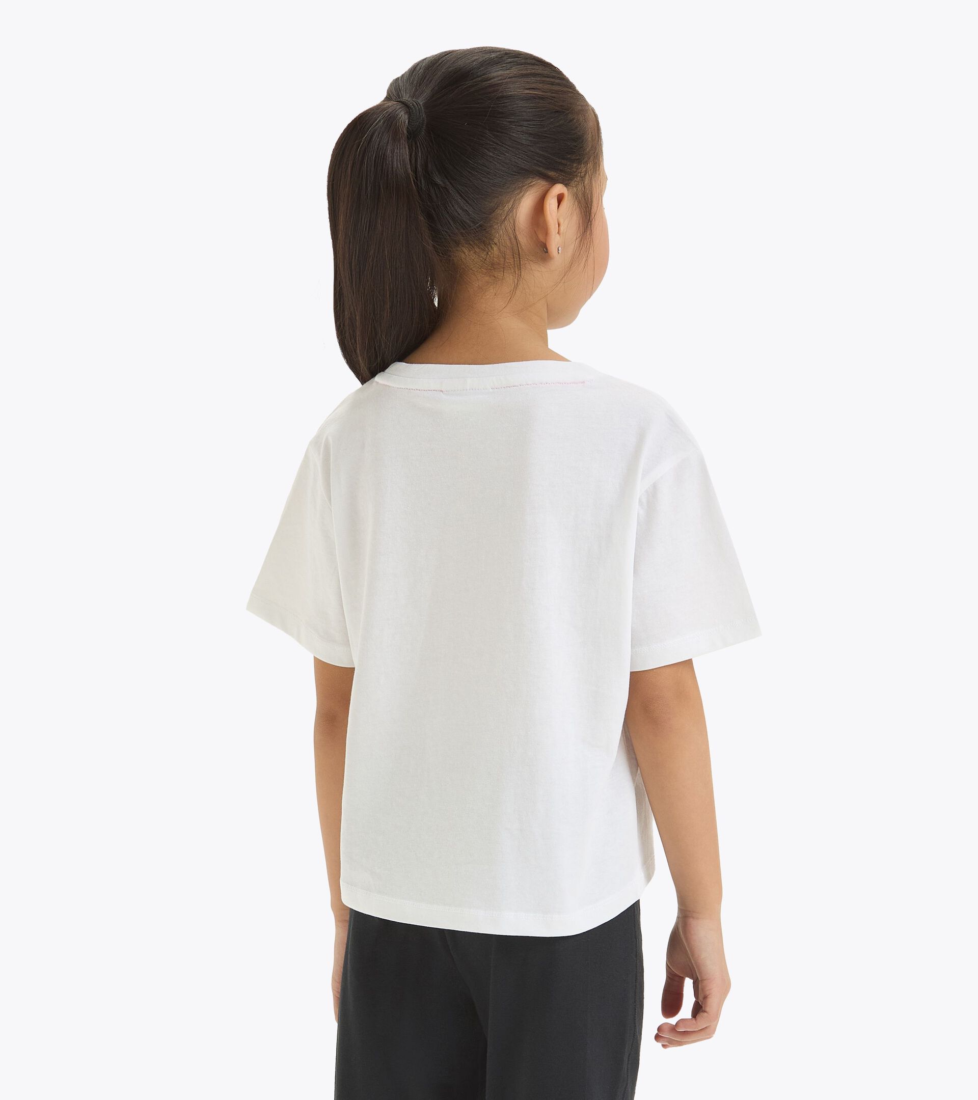 T-shirt - Girl JG. T-SHIRT SS PUZZLES OPTICAL WHITE - Diadora