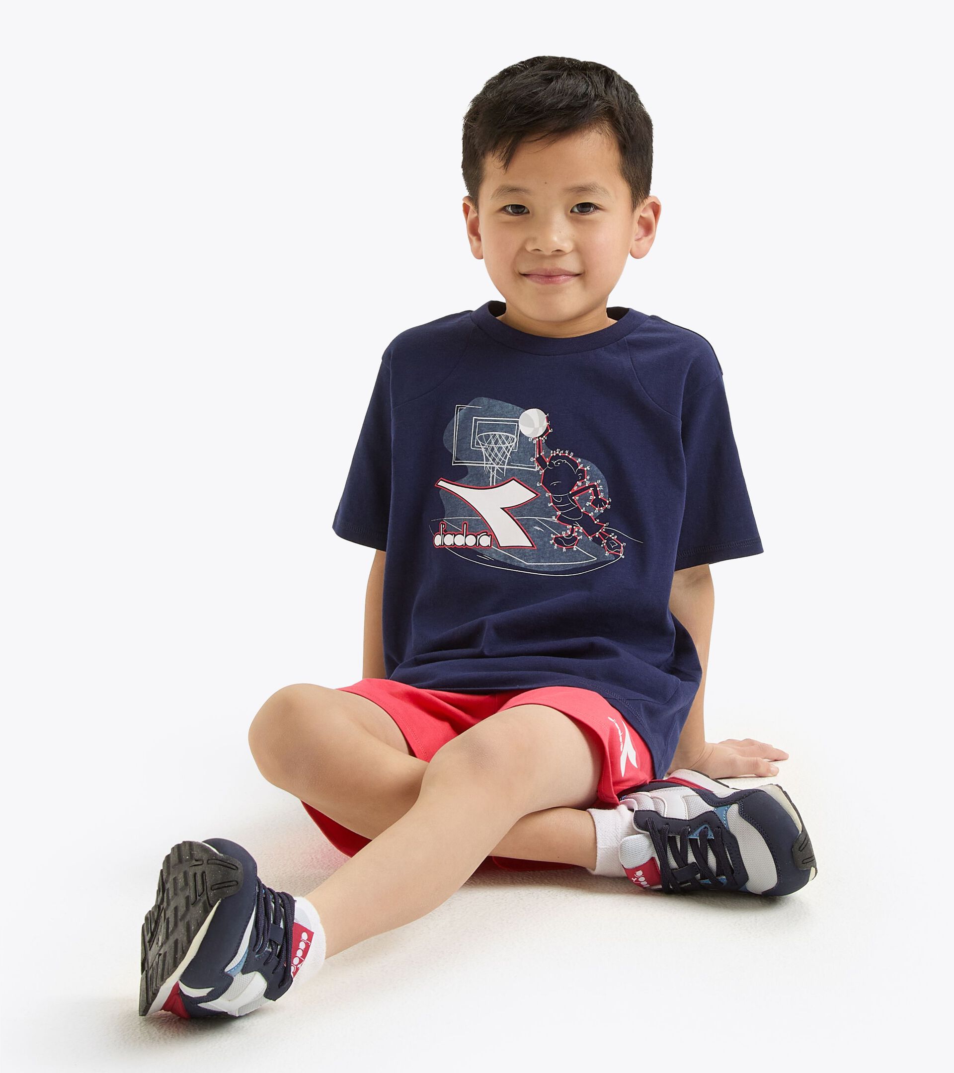 Set sportivo - T-shirt e pantaloncini - Ragazzo
 JB. SET SS RIDDLE BLU CLASSICO - Diadora