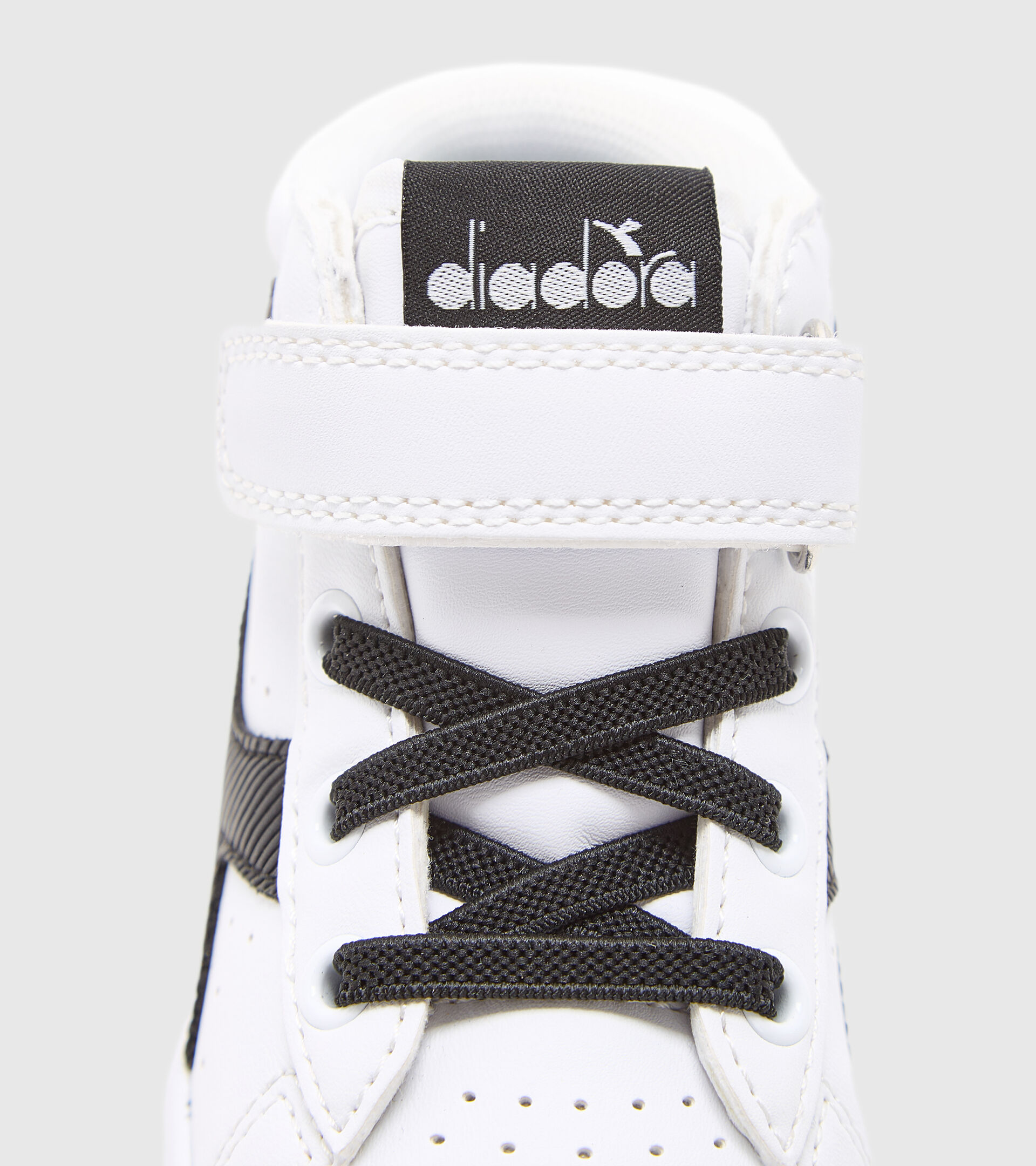 Sports shoes - Toddlers 1-4 years GAME P HIGH GIRL TD WHITE/WHITE/BLACK - Diadora