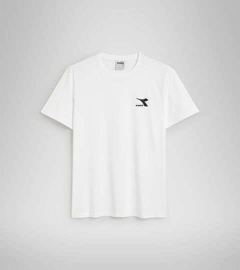 T-SHIRT SS CORE, STRAHLEND WEISSE T-Shirt aus Baumwolle - Herren T-SHIRT SS CORE STRAHLEND WEISSE - Diadora