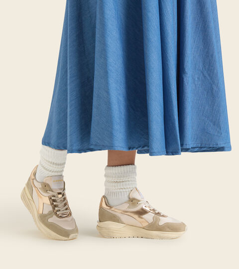 VENUS QUEEN, BEIGE BRILLANT ALBATRE Chaussures Heritage - Femme VENUS QUEEN BEIGE BRILLANT ALBATRE - Diadora