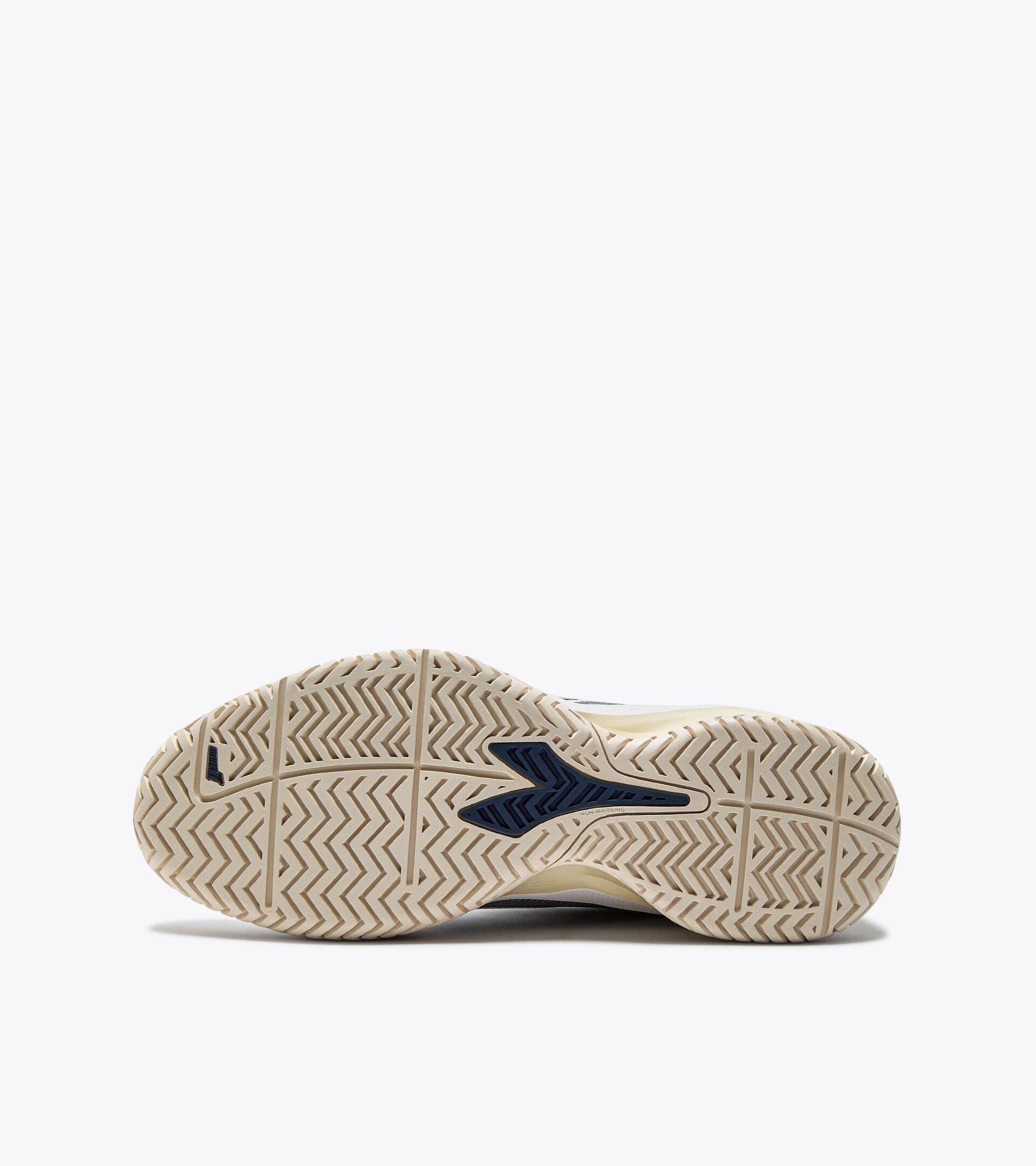 Zapatilla de tenis para superficies duras o de tierra batida - Protecci&oacute;n y amortiguaci&oacute;n - Hombre BLUSHIELD TORNEO 3 AG WHT/ENSIGN BLUE/WHISPER WHT - Diadora
