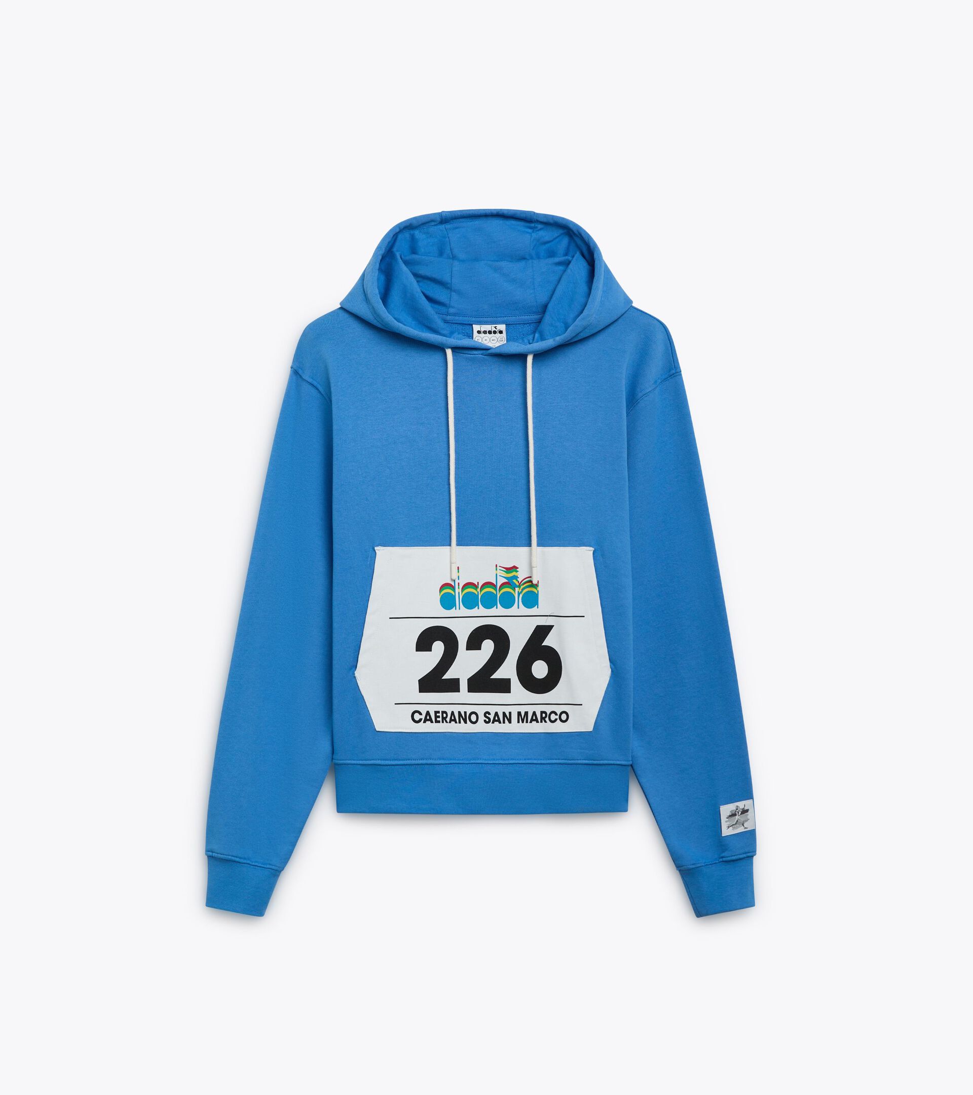 Felpa con cappuccio in cotone french terry - Gender Neutral HOODIE G.D. 1984 (226) AZZURRO COSTA PACIFICO - Diadora