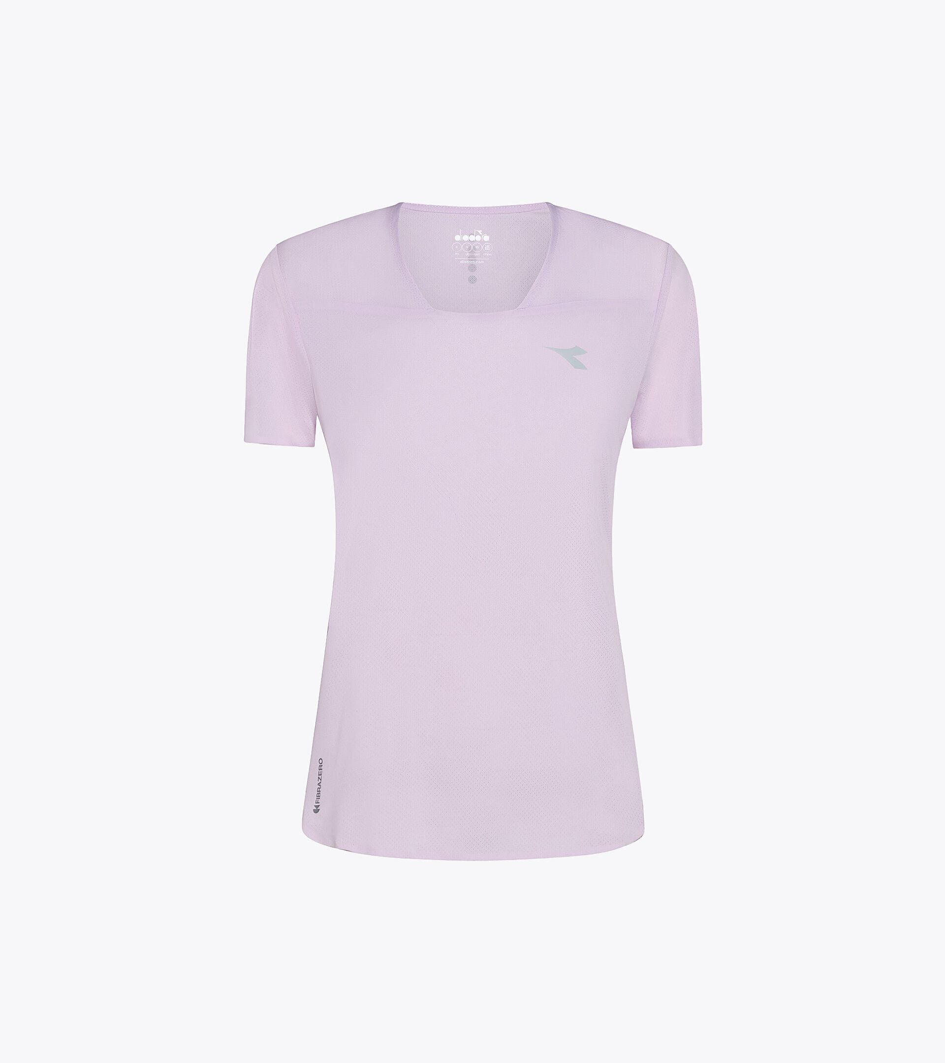 Super Light FIBRAZERO t-shirt  - Running - Women&rsquo;s
 L. SS T-SHIRT SUPER LIGHT FIBRAZERO VIOLET ORCHID - Diadora